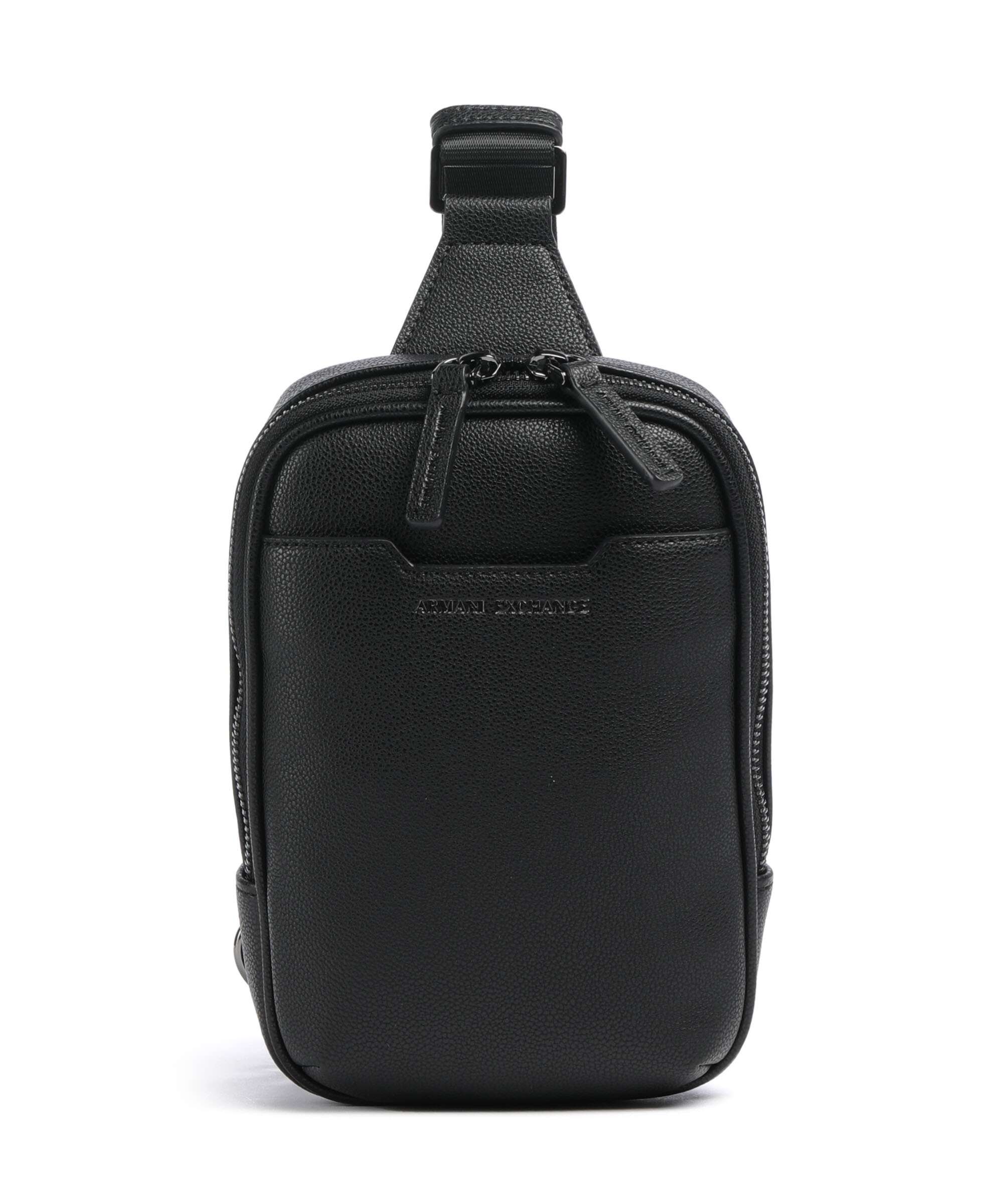 Armani Exchange Alex Plecak na jedno ramię black