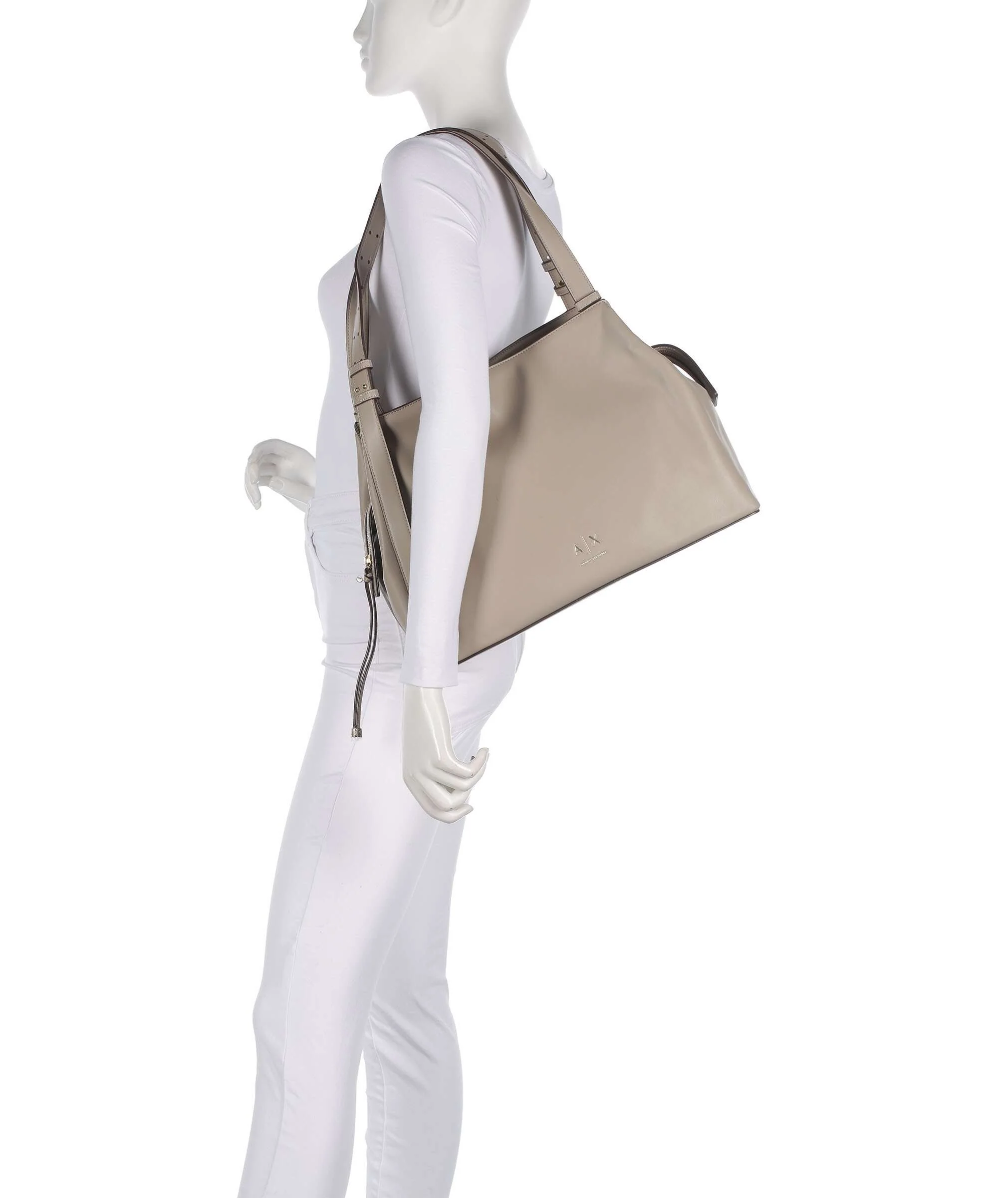 Armani Exchange Alice M Torebka worek sand - Image 3