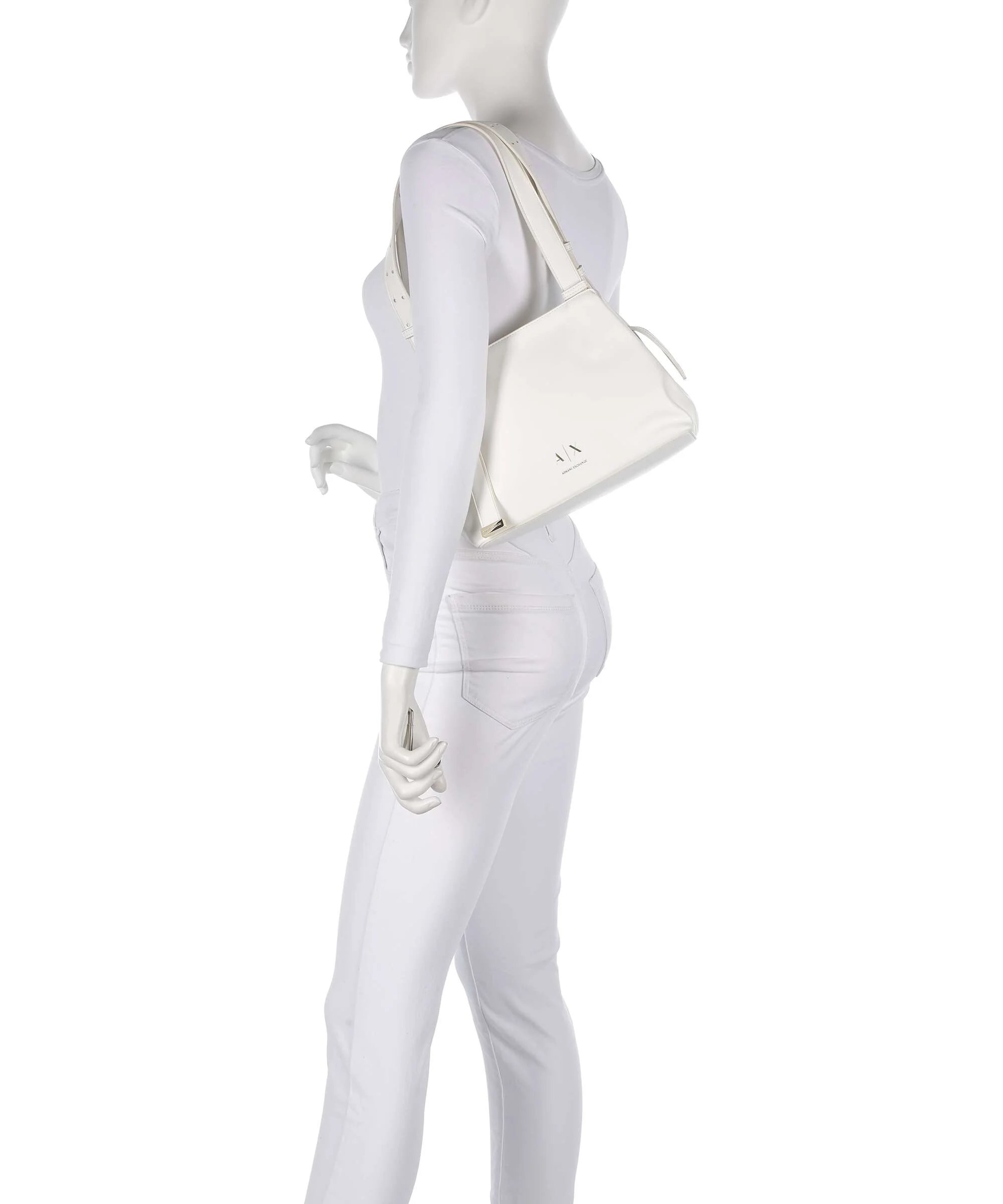 Armani Exchange Alice S Torba na ramię off white - Image 3