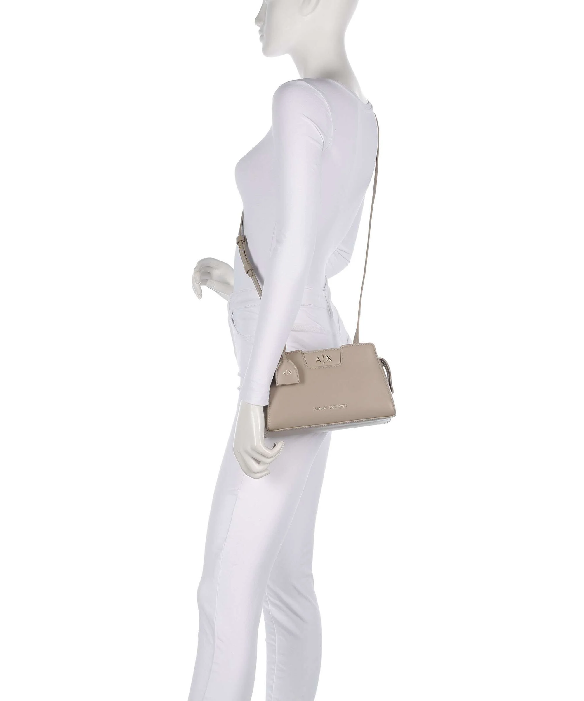 Armani Exchange Amelie M Torba przez ramię sand - Image 3