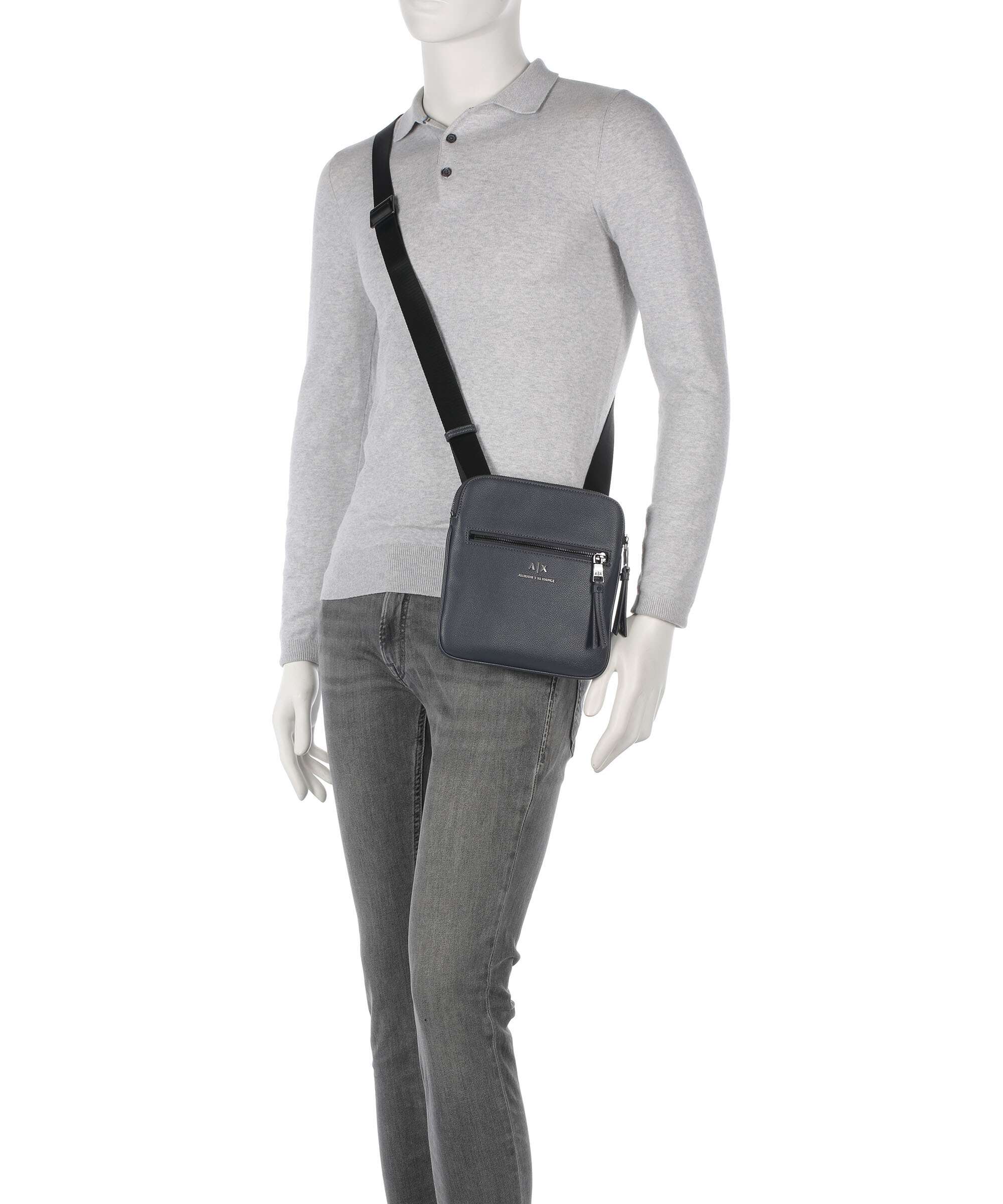 Armani Exchange Dino Torba przez ramię ebony - Image 3