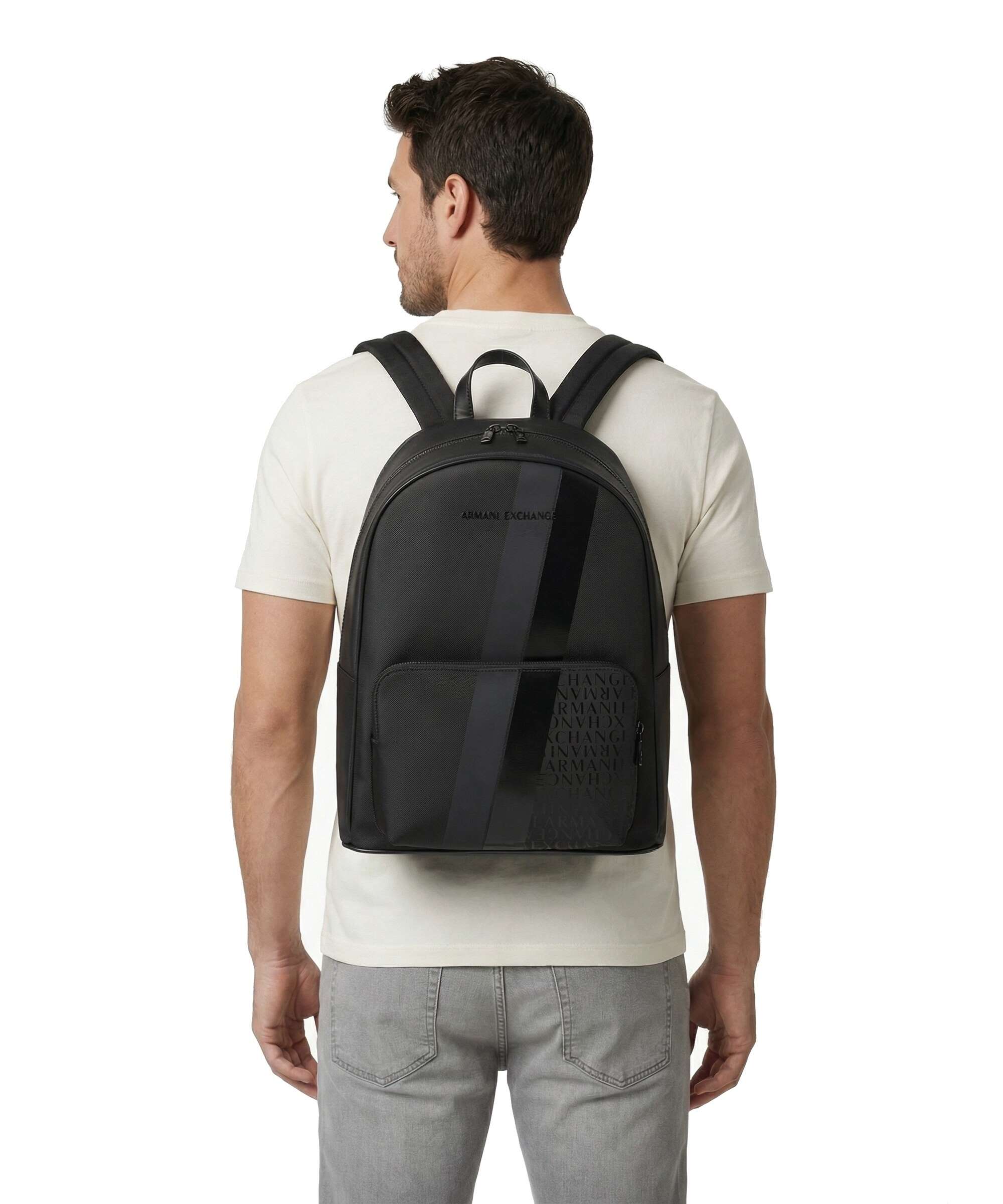 Armani Exchange Dylan Plecak black/gunmetal/shiny black - Image 3