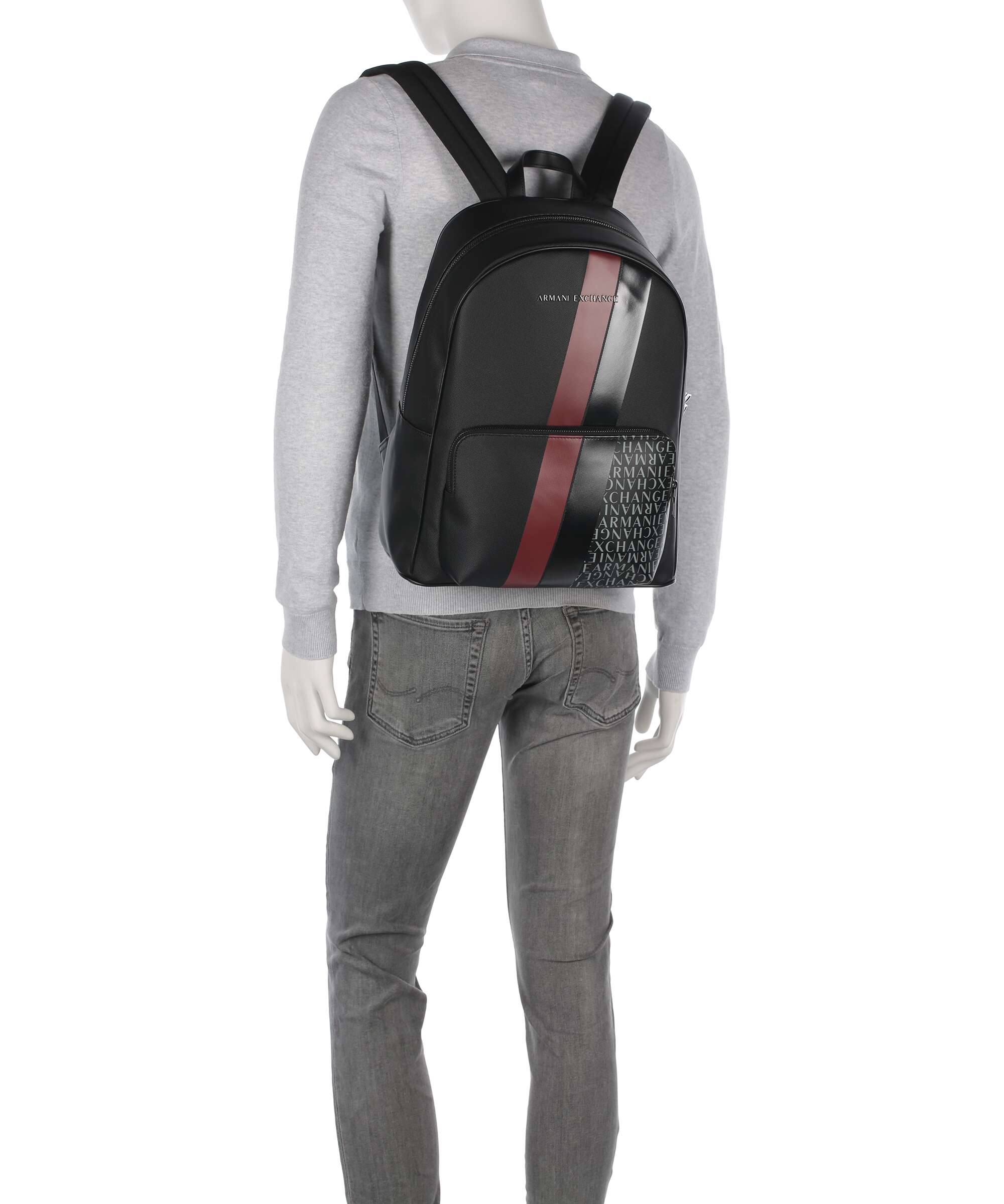 Armani Exchange Dylan Plecak black/pomegranate/black shiny - Image 3