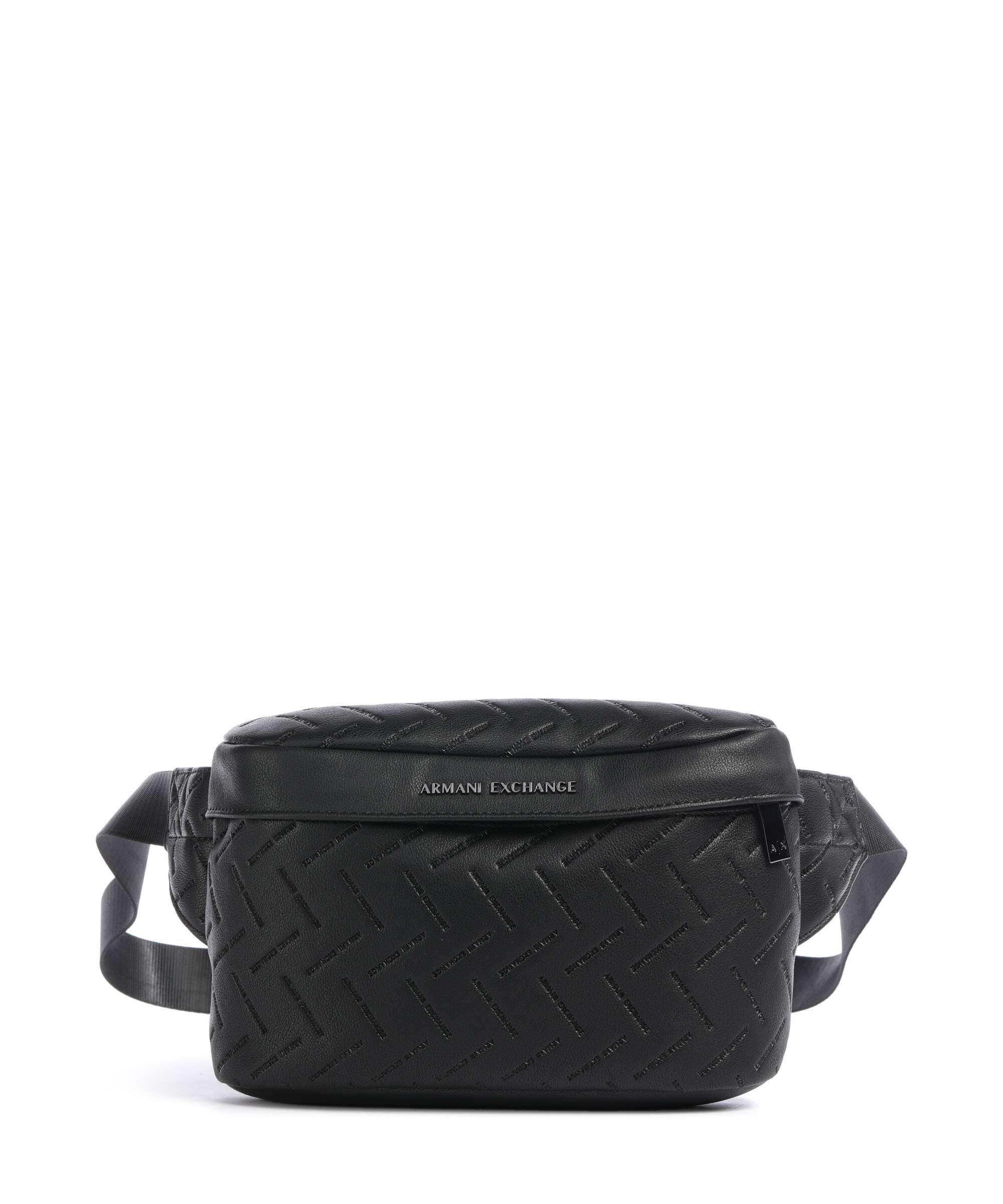 Armani Exchange Ginevra Embossed Saszetka nerka black