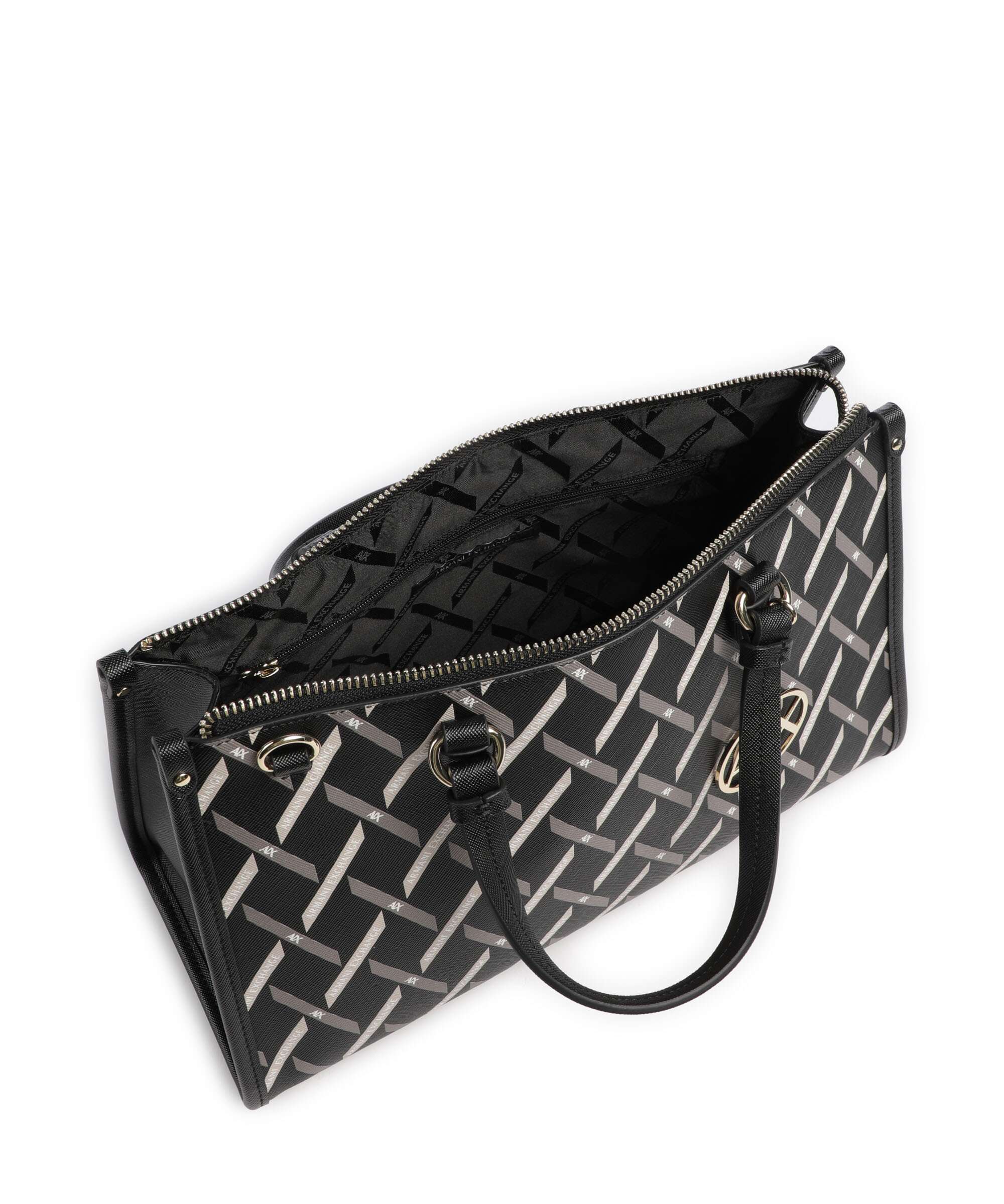Armani Exchange Gynger Logo M Torebka black - Image 5