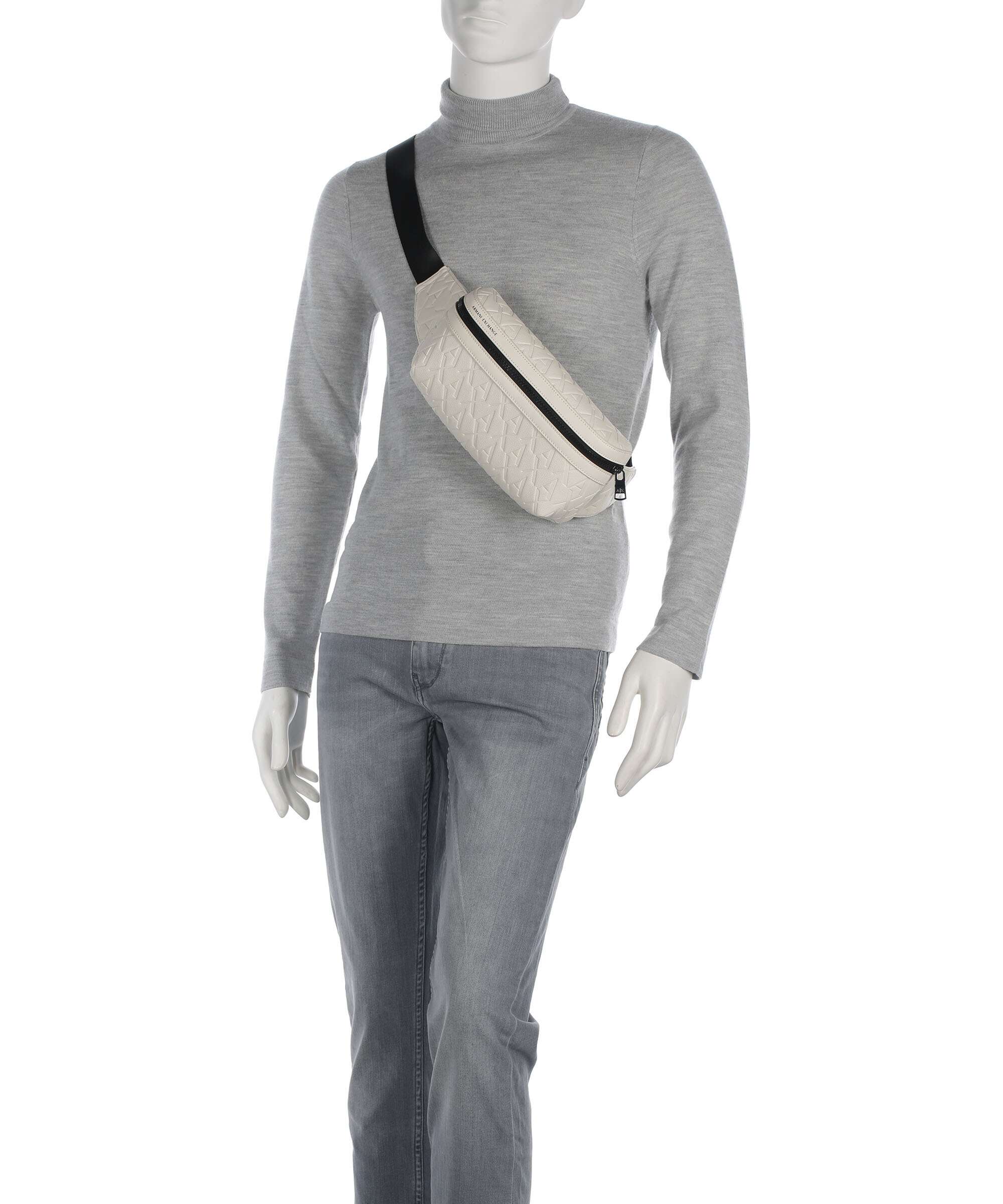 Armani Exchange Liam Saszetka nerka cream - Image 3
