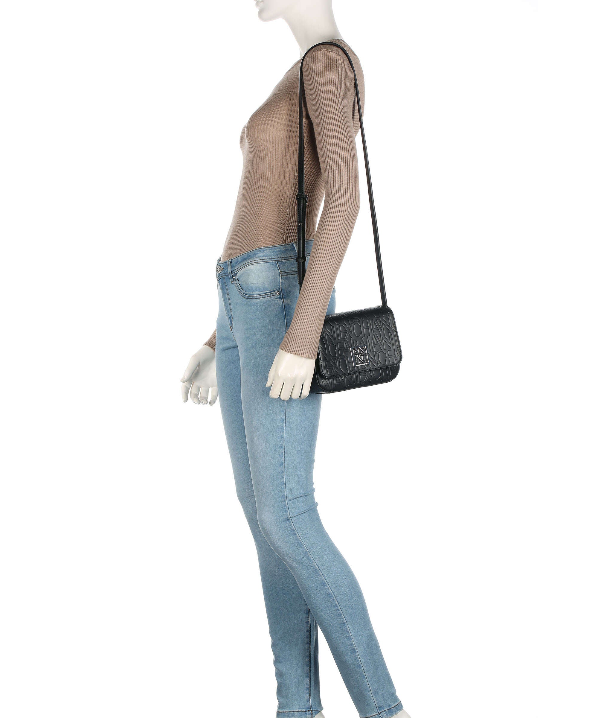 Armani Exchange Liz M Torba przez ramię nero - Image 3