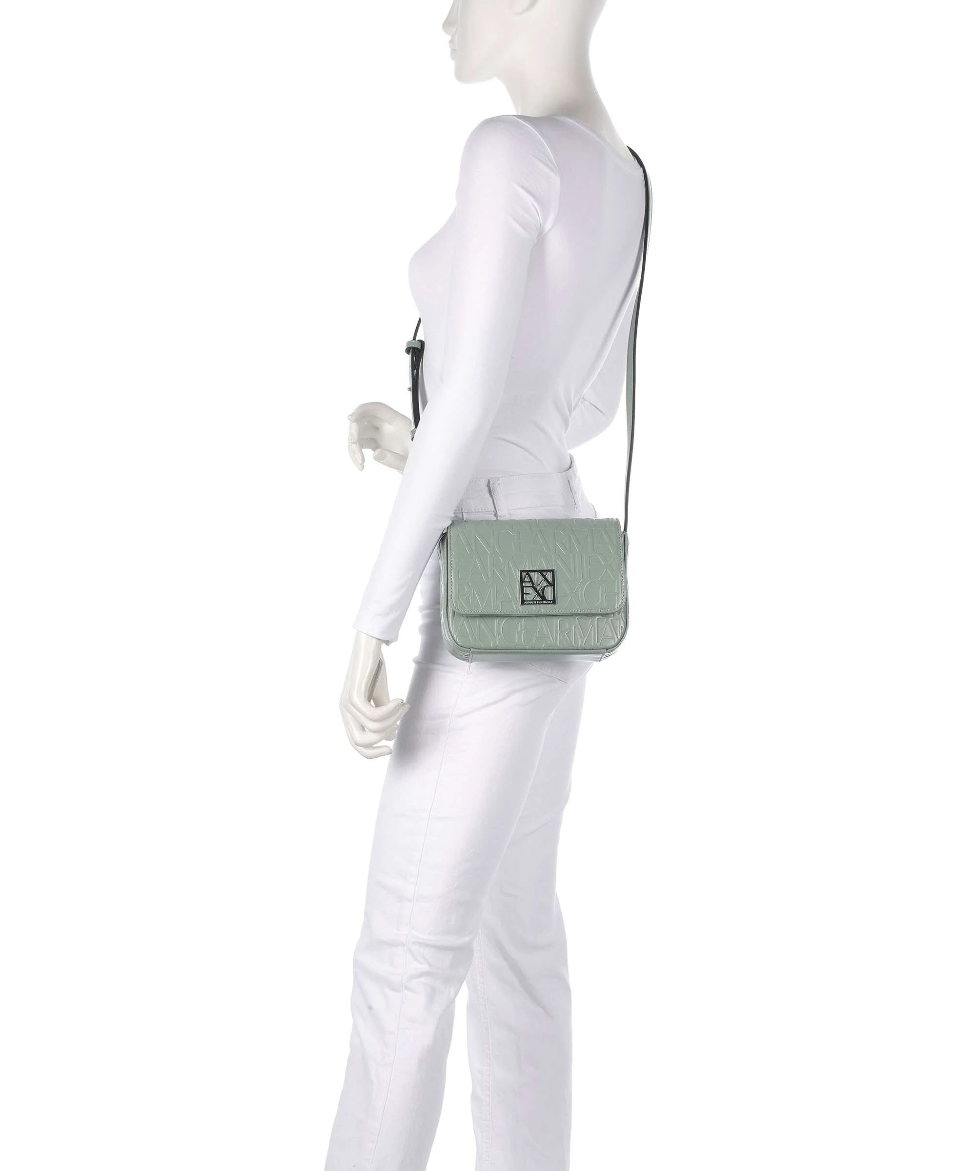 Armani Exchange Liz M Torba przez ramię sage - Image 3