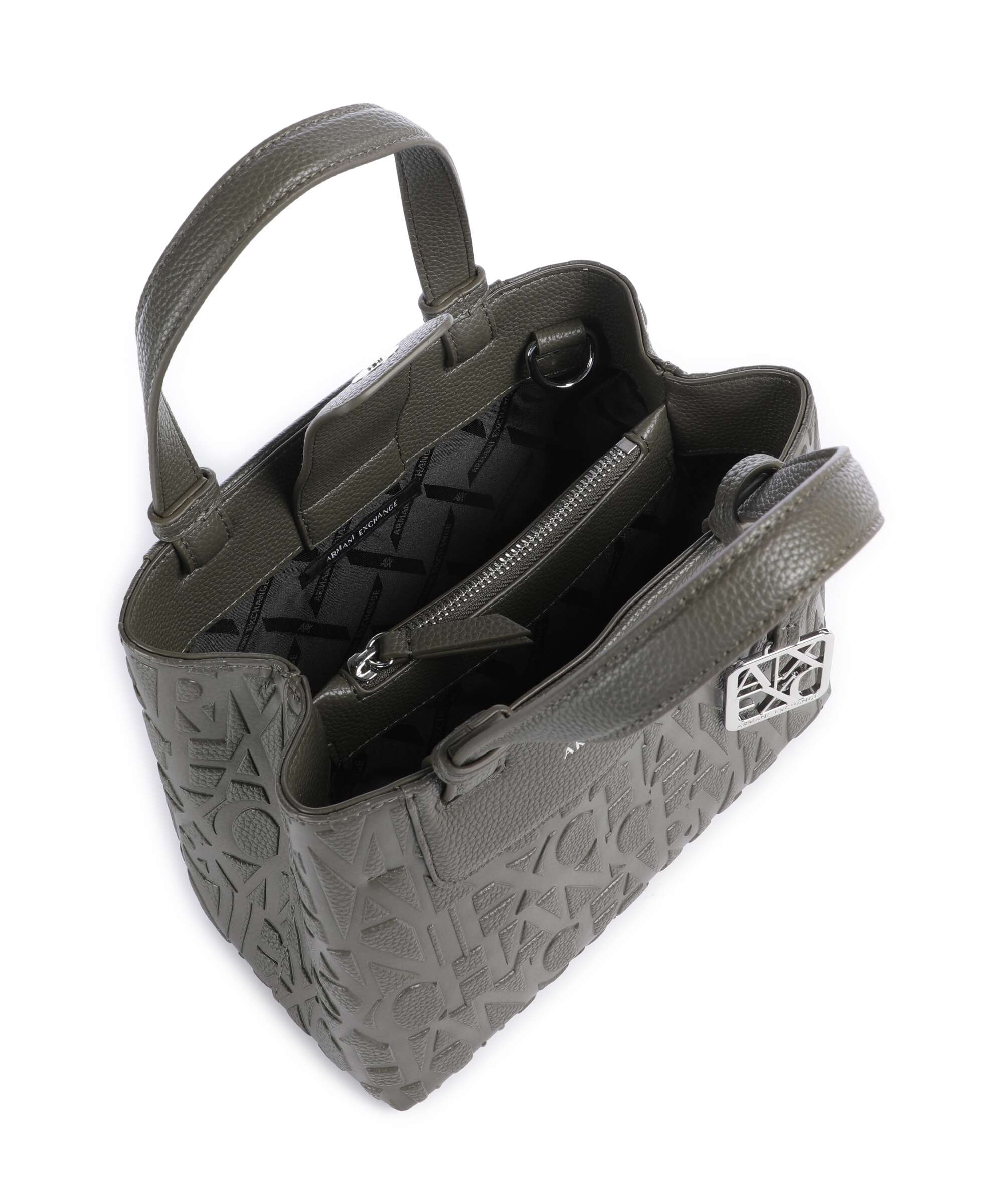 Armani Exchange Liz Monogram S Torebka savanna - Image 6