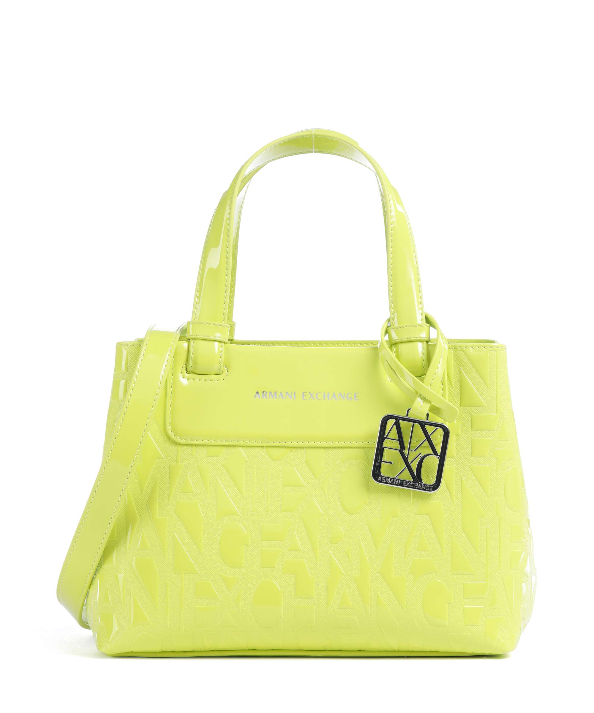 Armani Exchange Liz Patent S Torebka crystal citrus