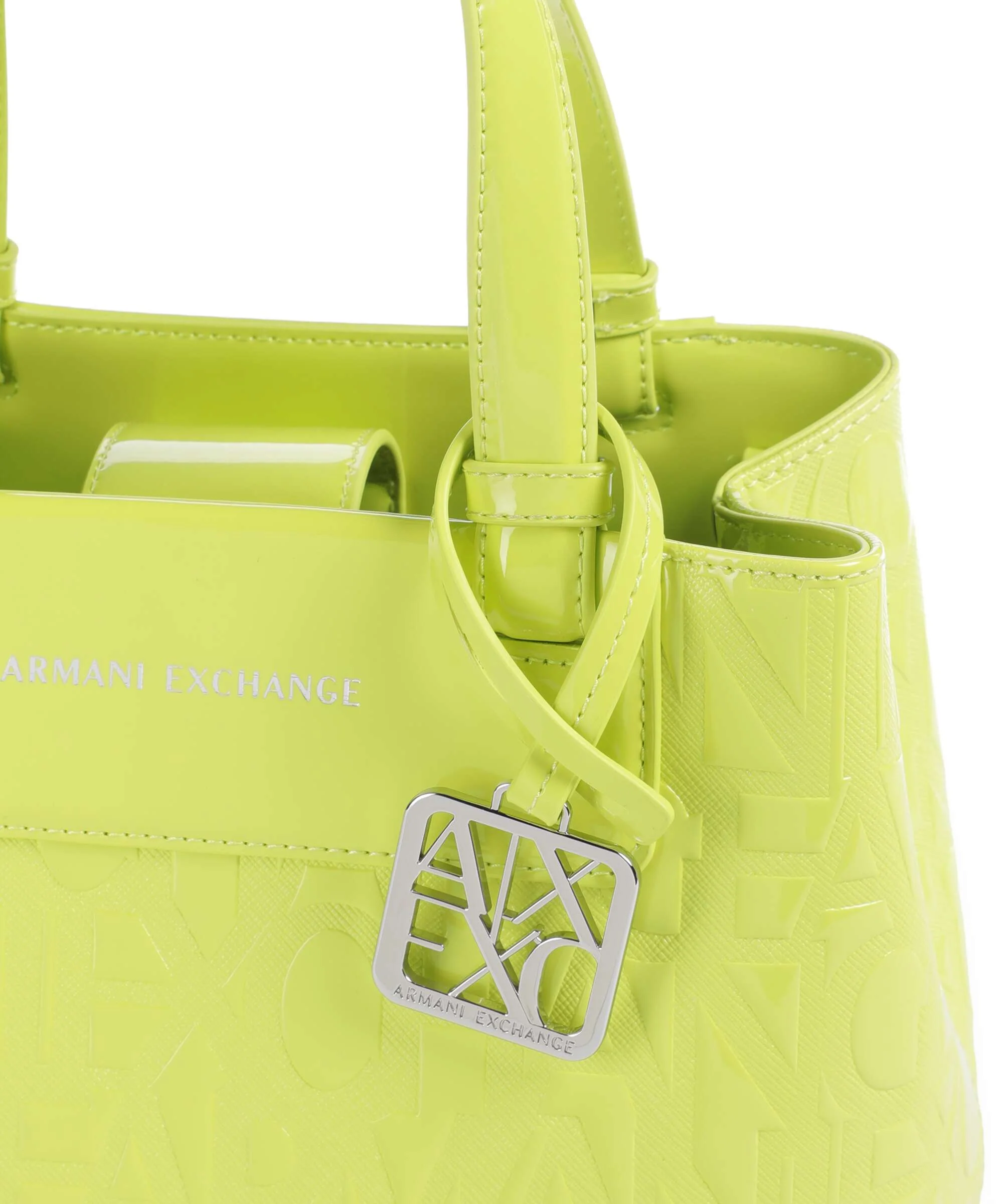 Armani Exchange Liz Patent S Torebka crystal citrus - Image 4