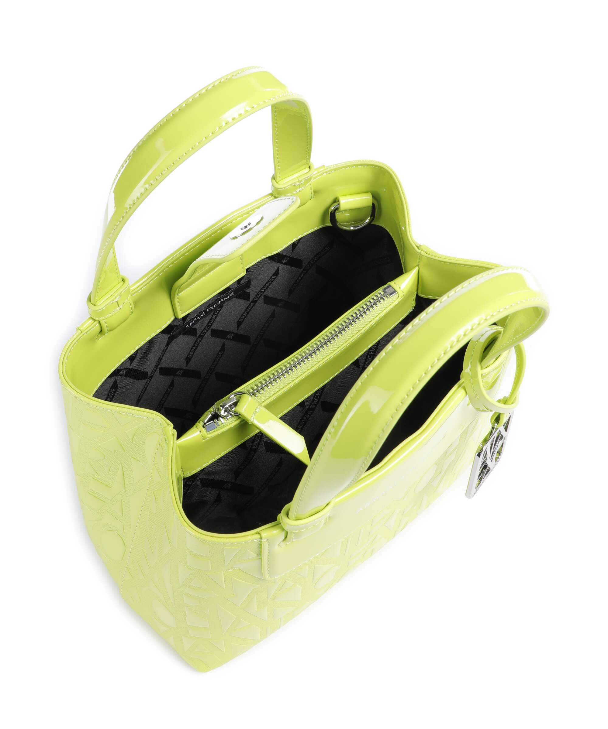 Armani Exchange Liz Patent S Torebka crystal citrus - Image 6