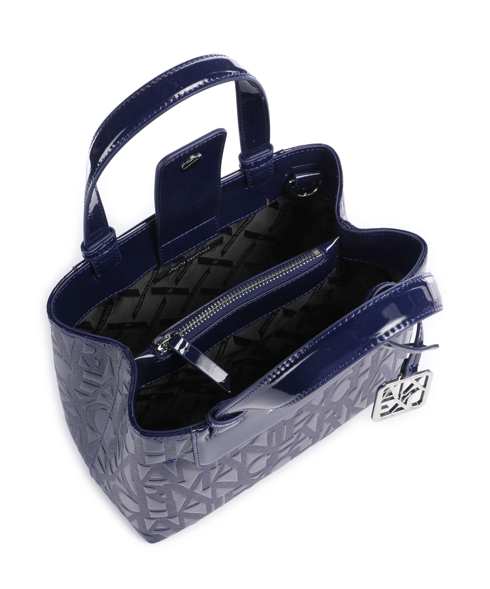 Armani Exchange Liz Patent S Torebka abyss - Image 6