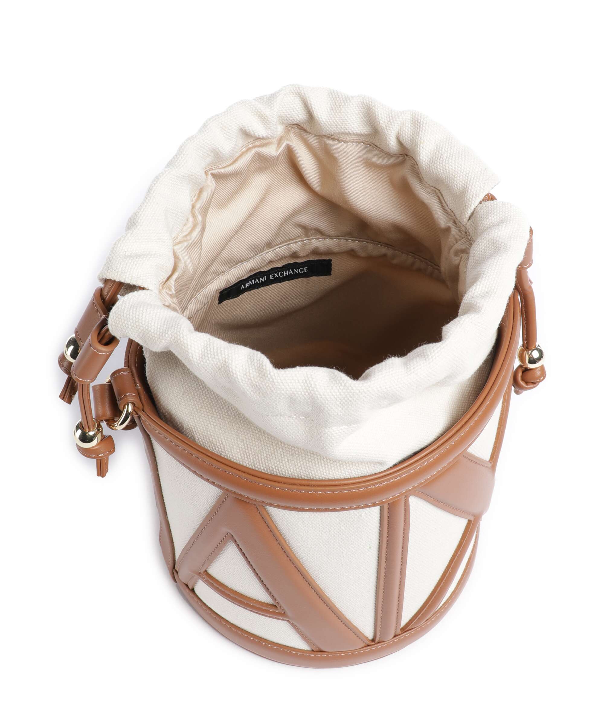 Armani Exchange Marisol Torebka worek natural/saline clay - Image 6