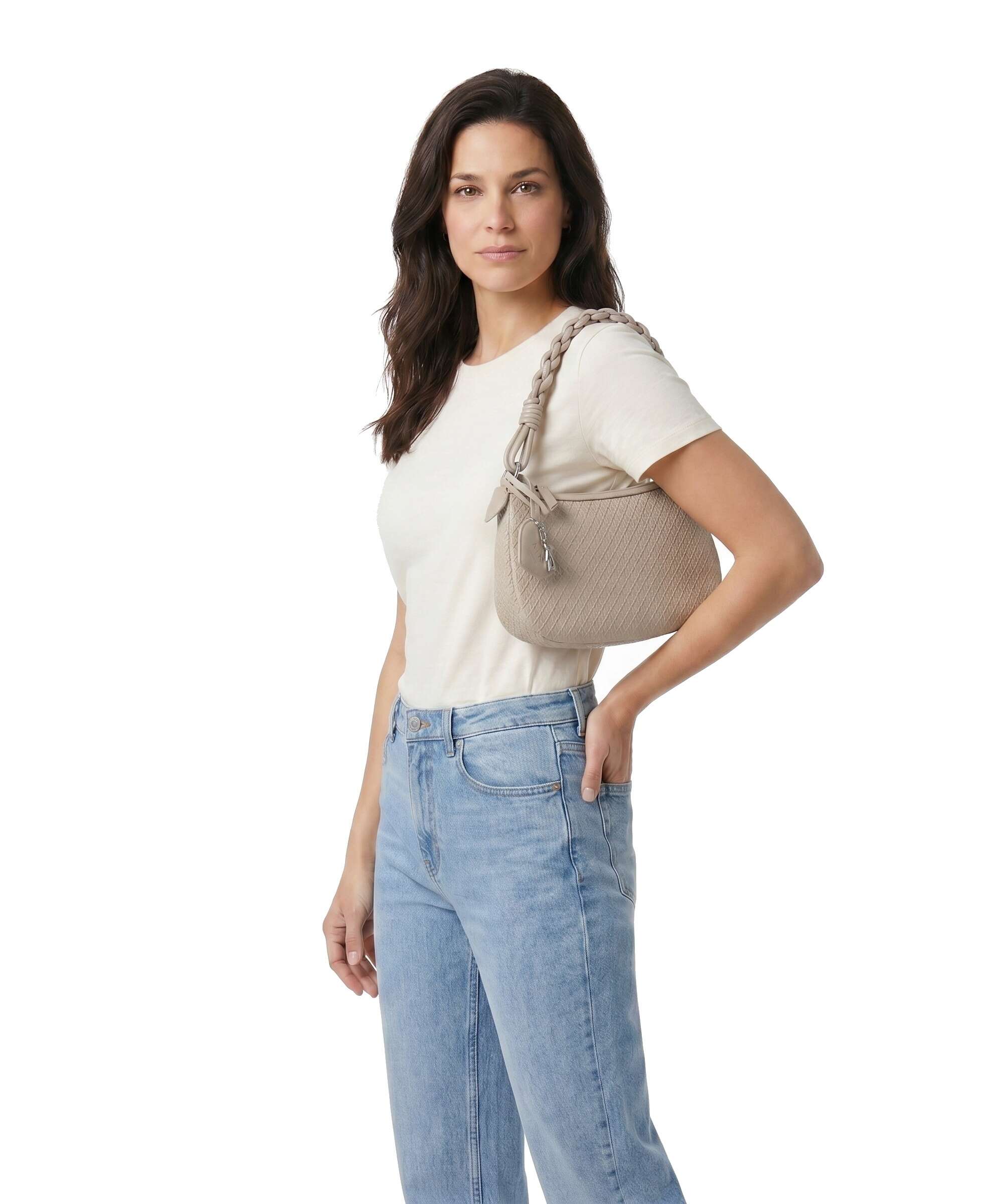 Armani Exchange Maya S Torba na ramię sand - Image 3