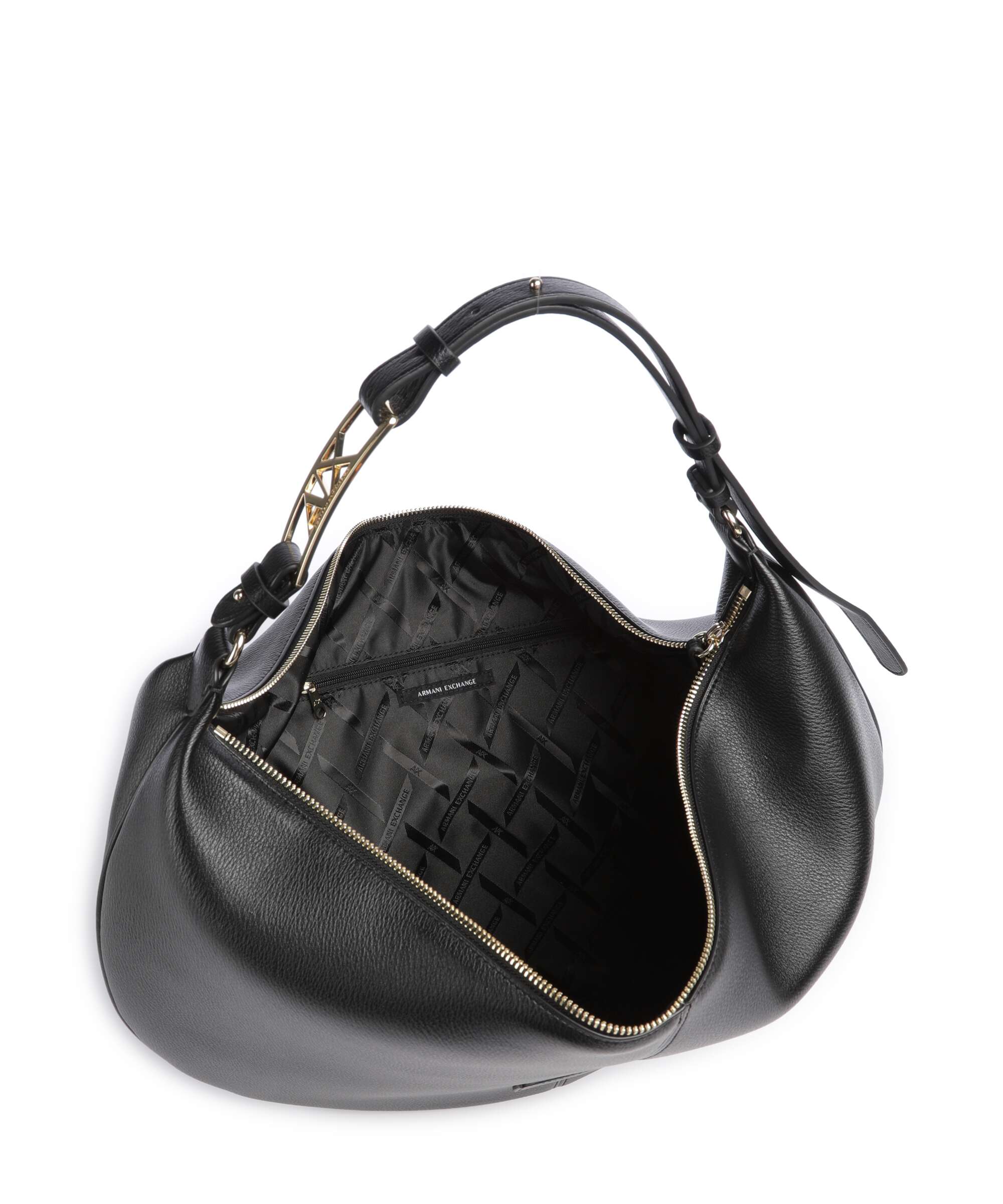 Armani Exchange Polly L Torebka worek black - Image 6