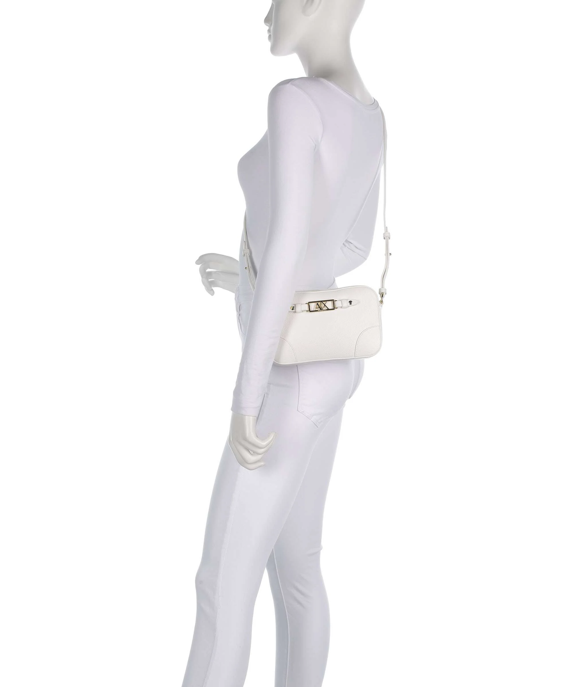 Armani Exchange Polly Torba przez ramię off white - Image 3