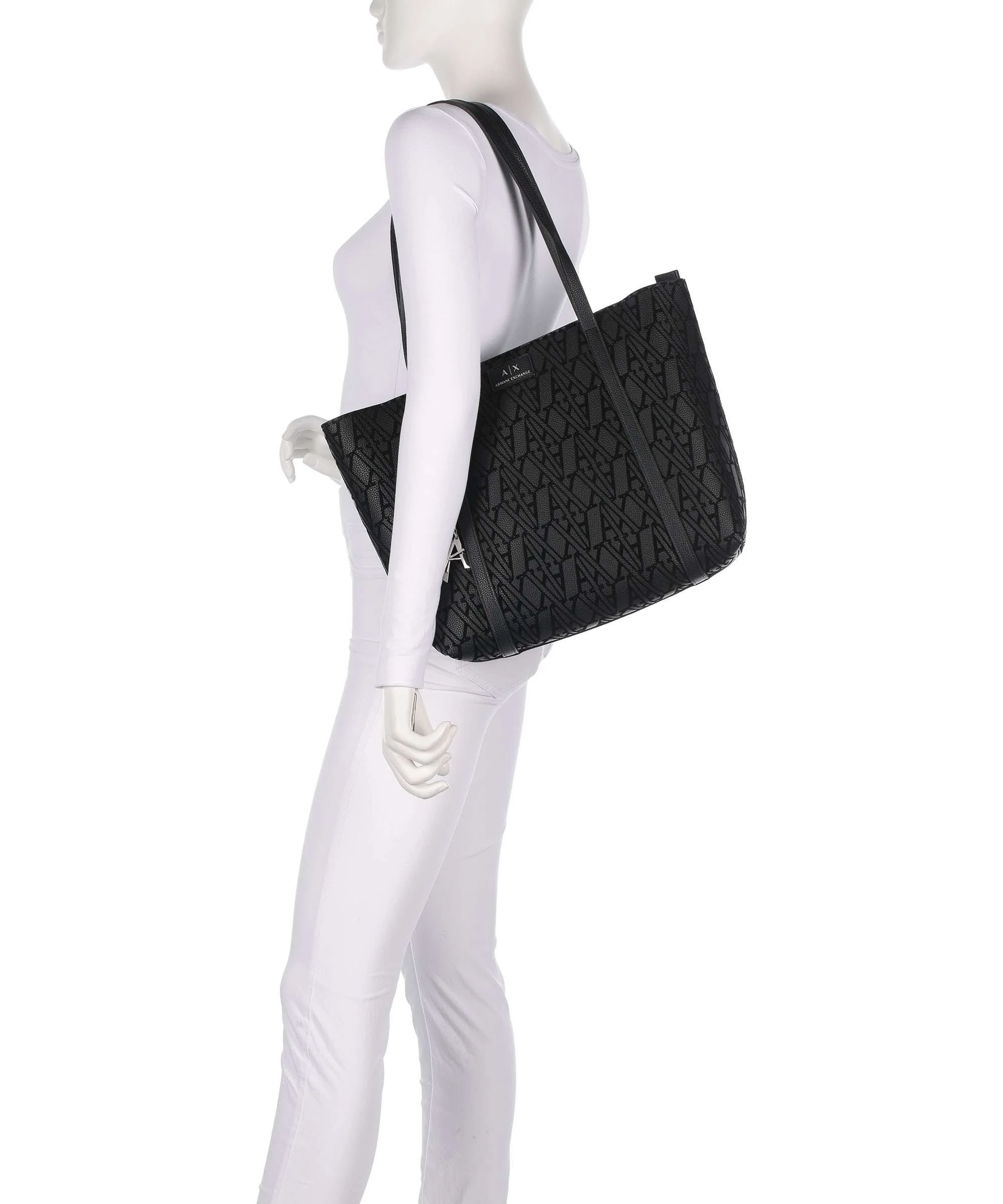 Armani Exchange Silvye Torba na zakupy black - Image 3