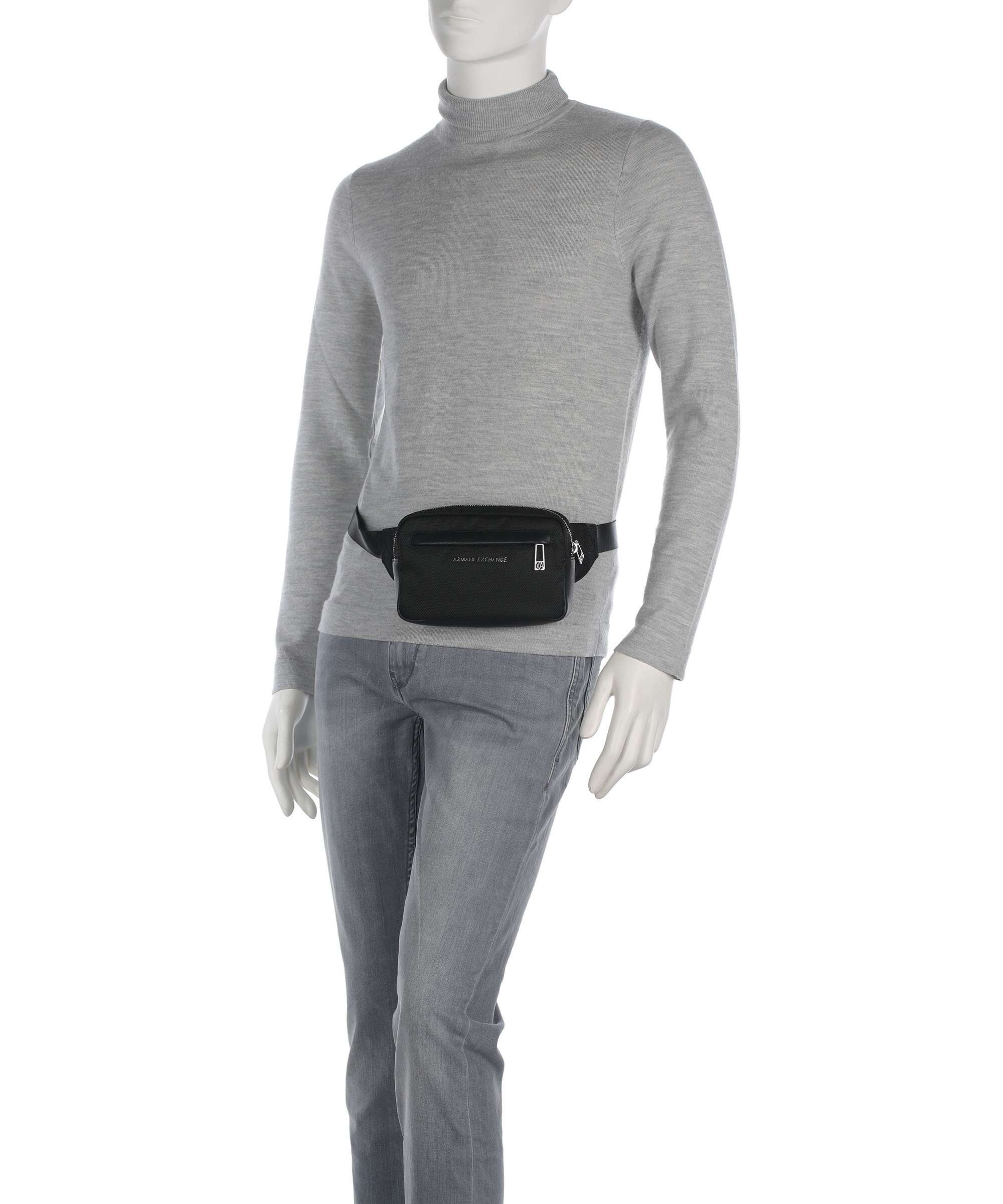 Armani Exchange Singapore Saszetka nerka black - Image 4