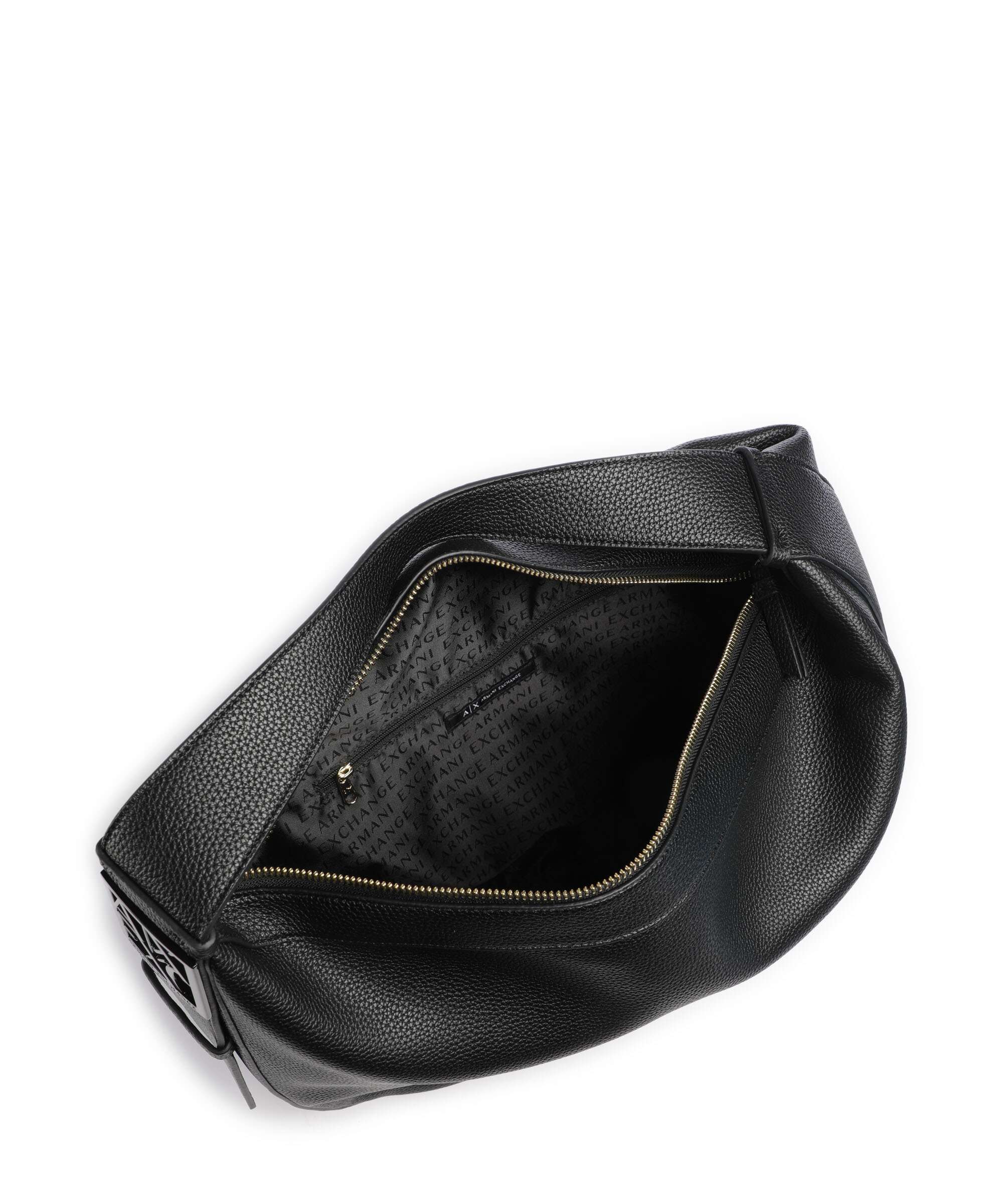 Armani Exchange Susy L Torebka worek black - Image 6