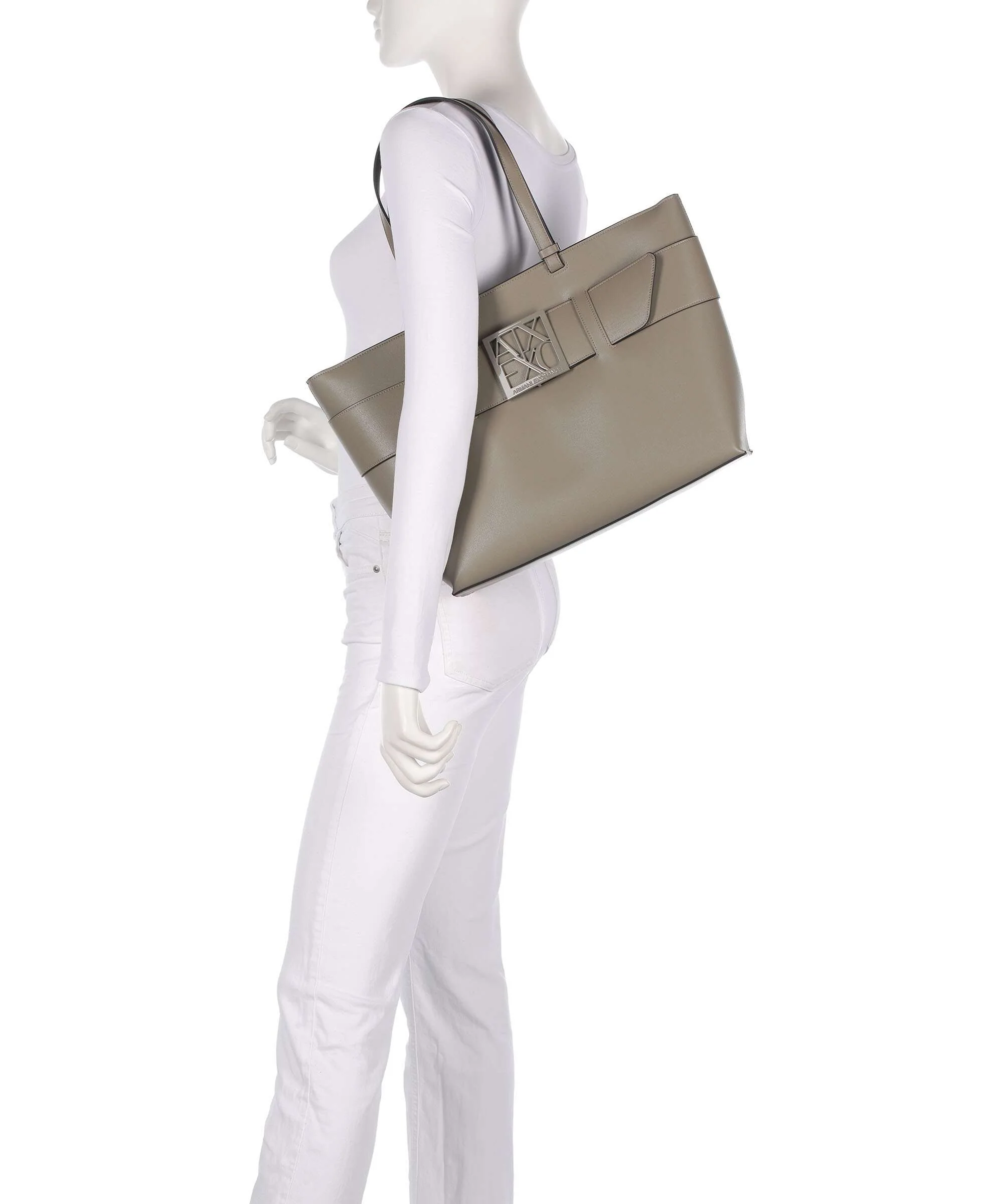 Armani Exchange Susy M Torba na zakupy brown bass - Image 3