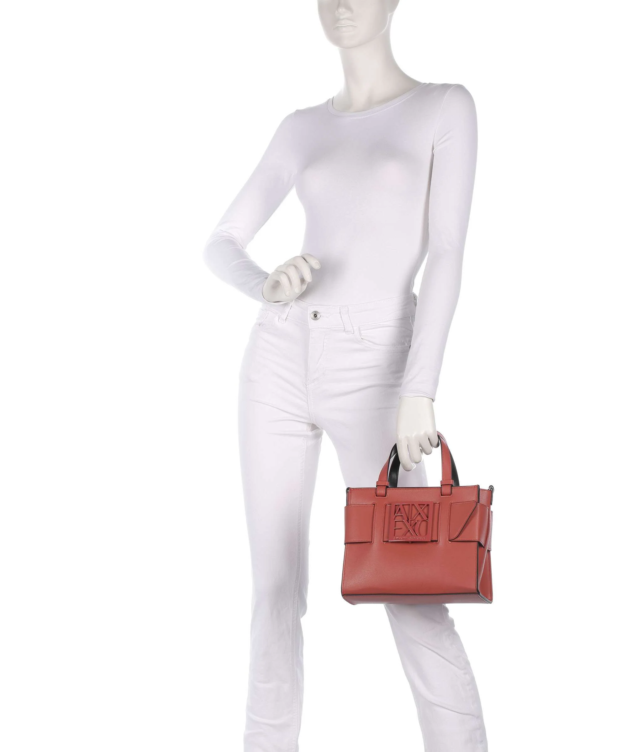 Armani Exchange Susy M Torebka hot sauce - Image 3