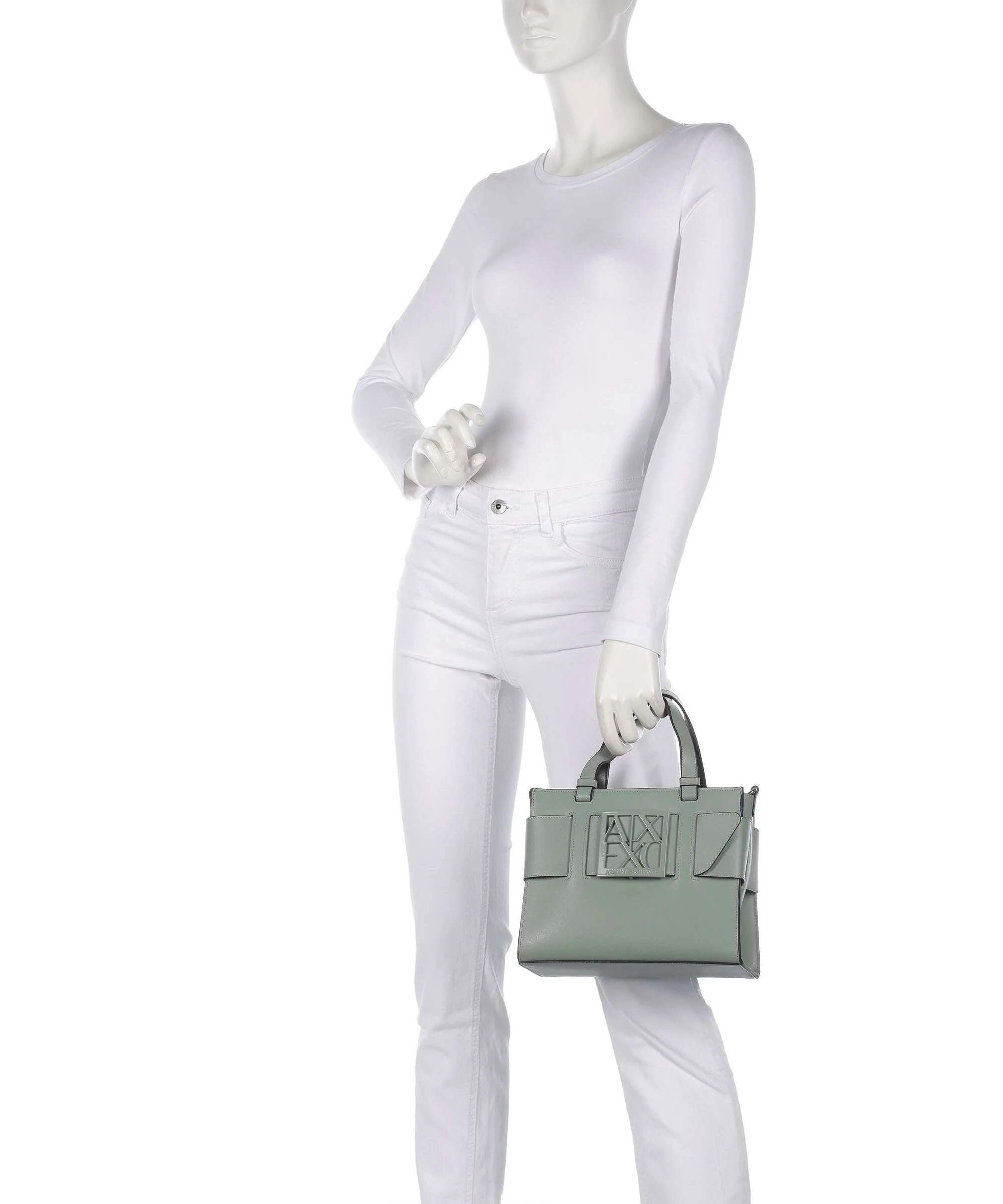 Armani Exchange Susy M Torebka sage - Image 3