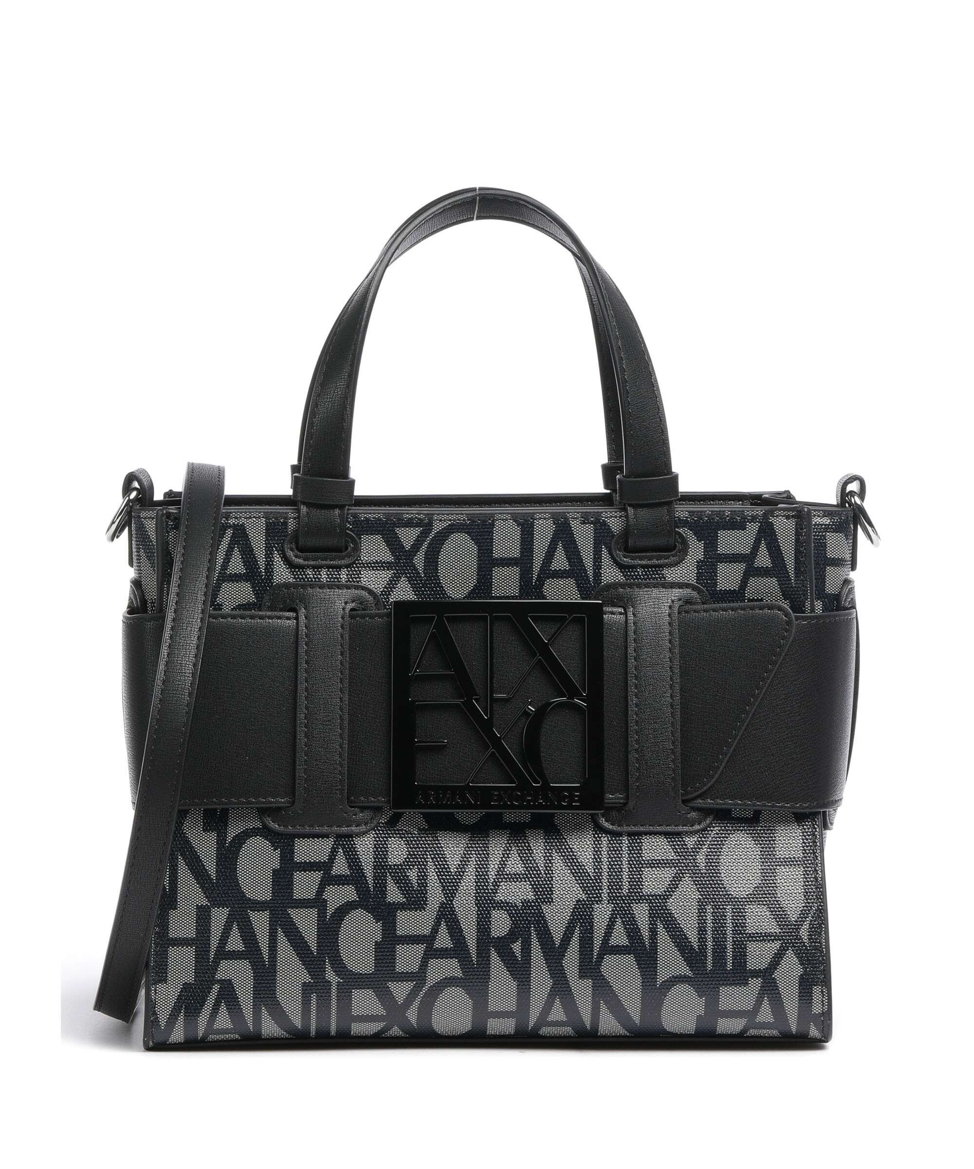 Armani Exchange Susy M Torebka beige/black