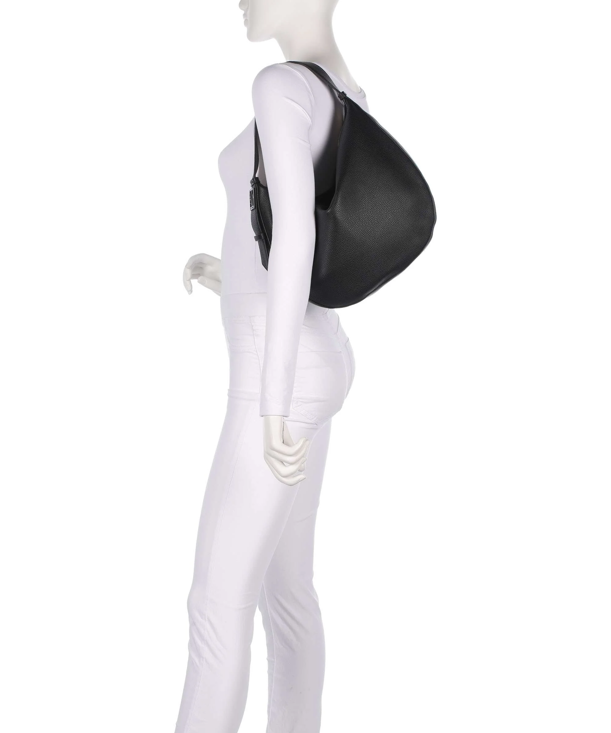 Armani Exchange Susy M Torebka worek black - Image 3