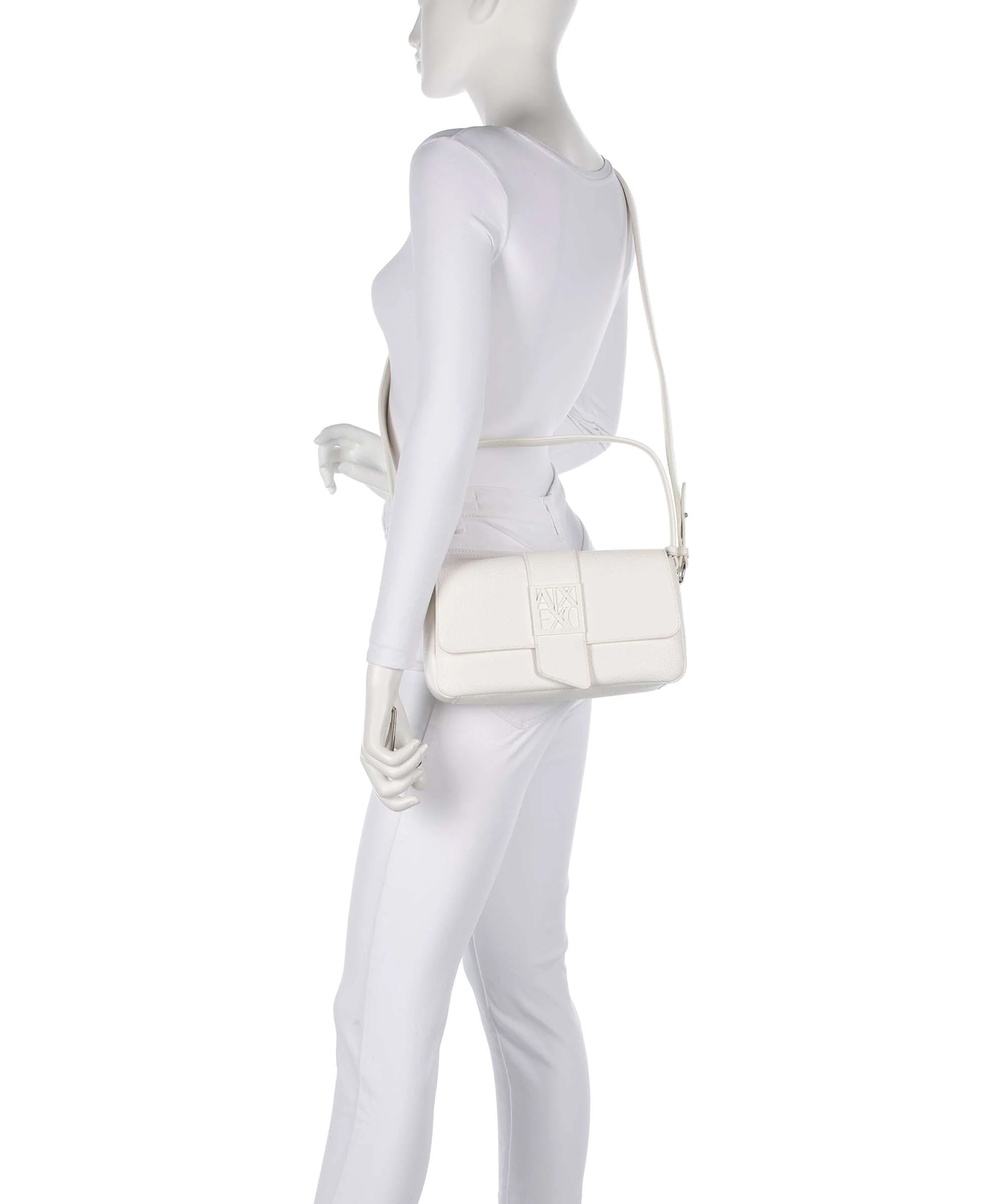 Armani Exchange Susy Soft Torba na ramię off white - Image 4