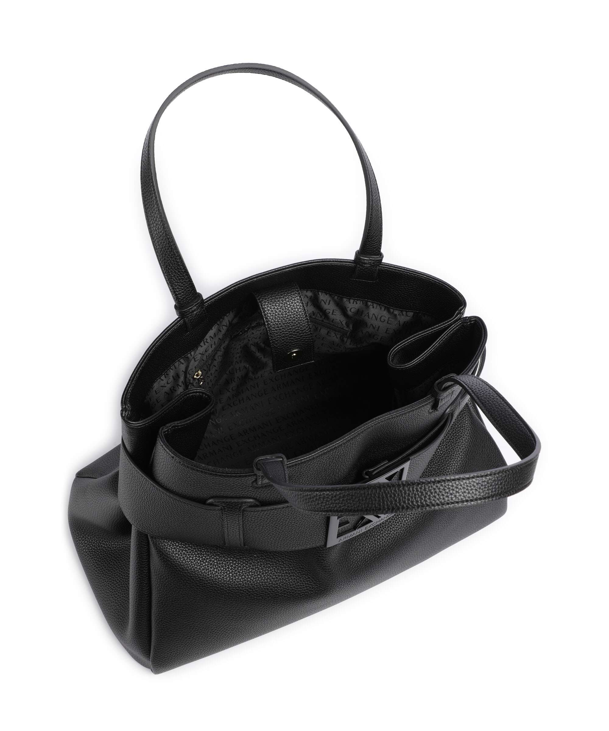Armani Exchange Susy Soft Torba na zakupy black - Image 6