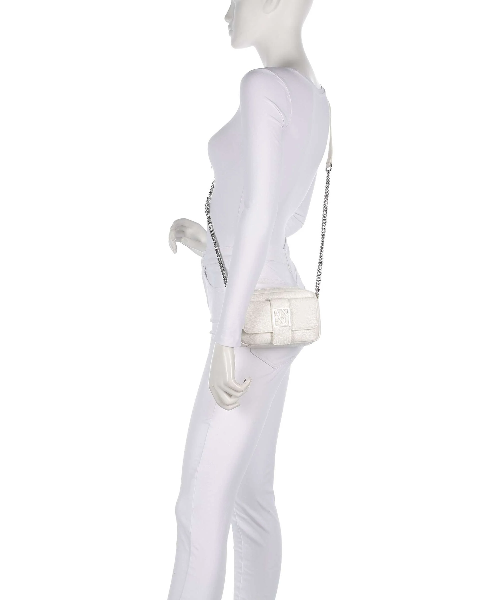 Armani Exchange Susy Soft Torba przez ramię off white - Image 3