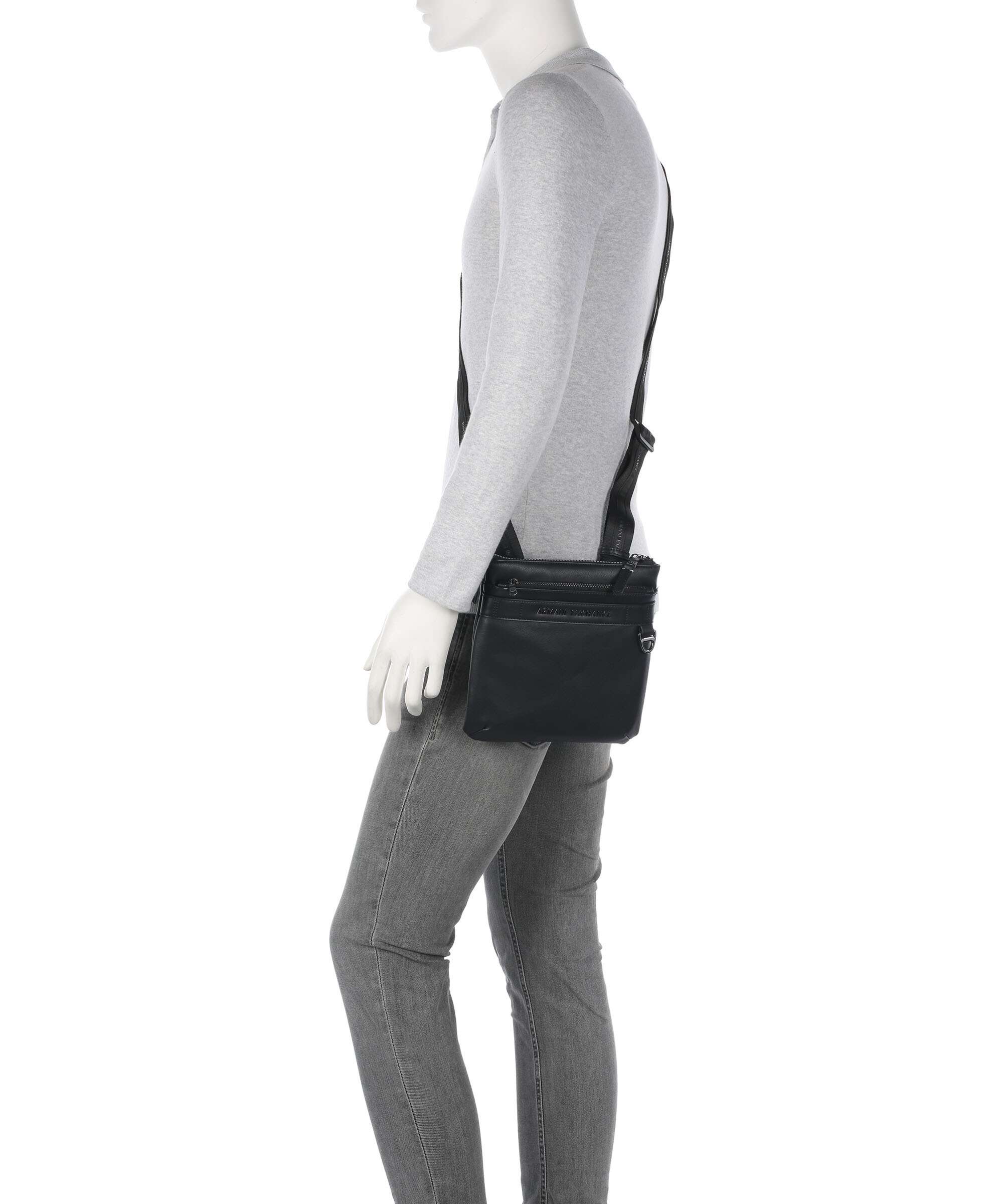 Armani Exchange Tulum Torba przez ramię black - Image 3