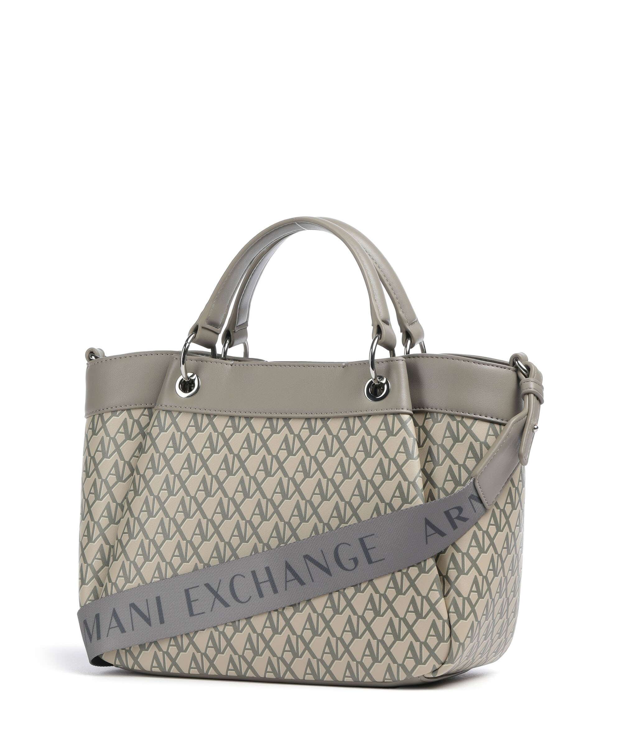 Armani Exchange Wave Monogram M Torebka sound sand/brown bass - Image 2