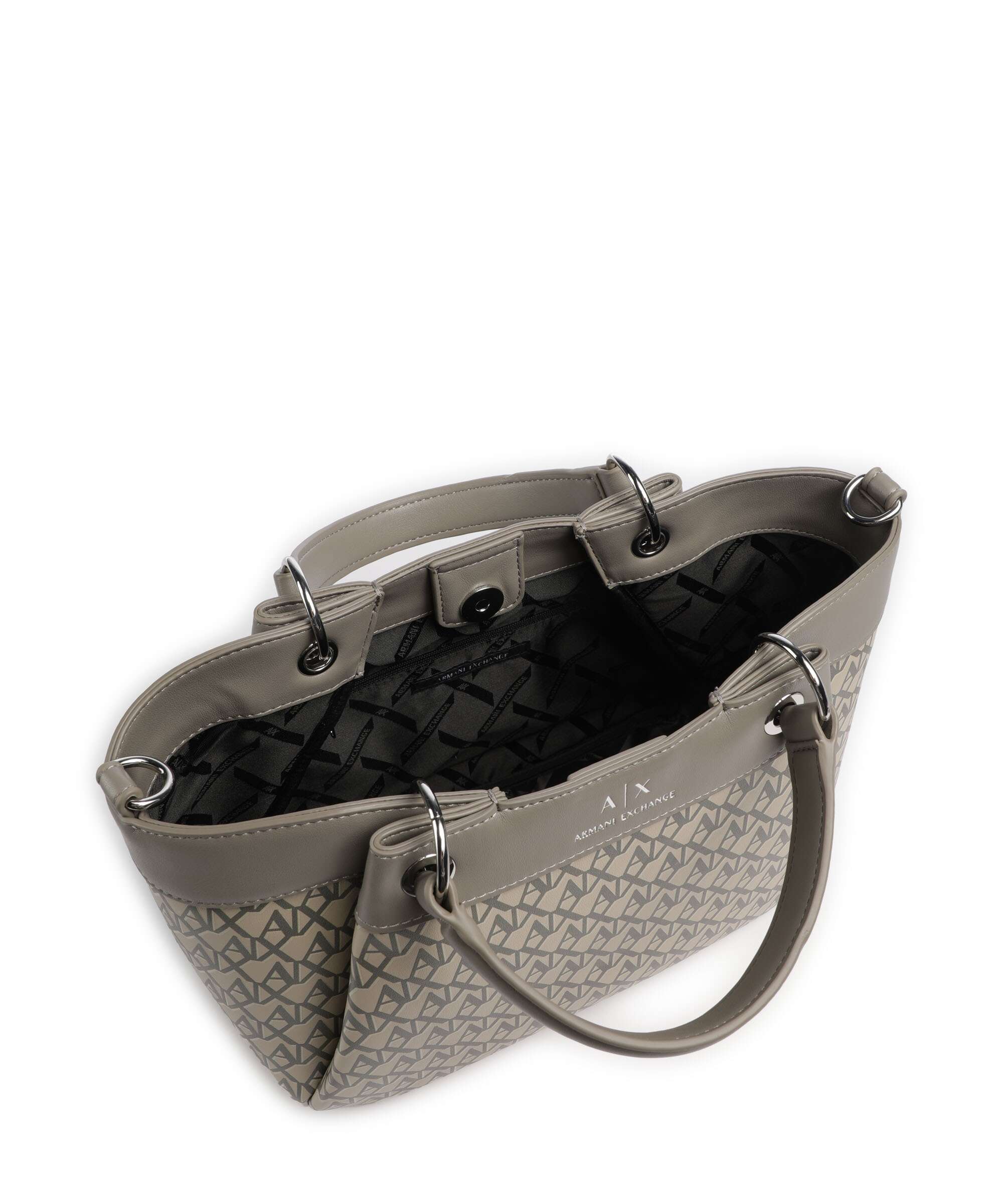 Armani Exchange Wave Monogram M Torebka sound sand/brown bass - Image 6