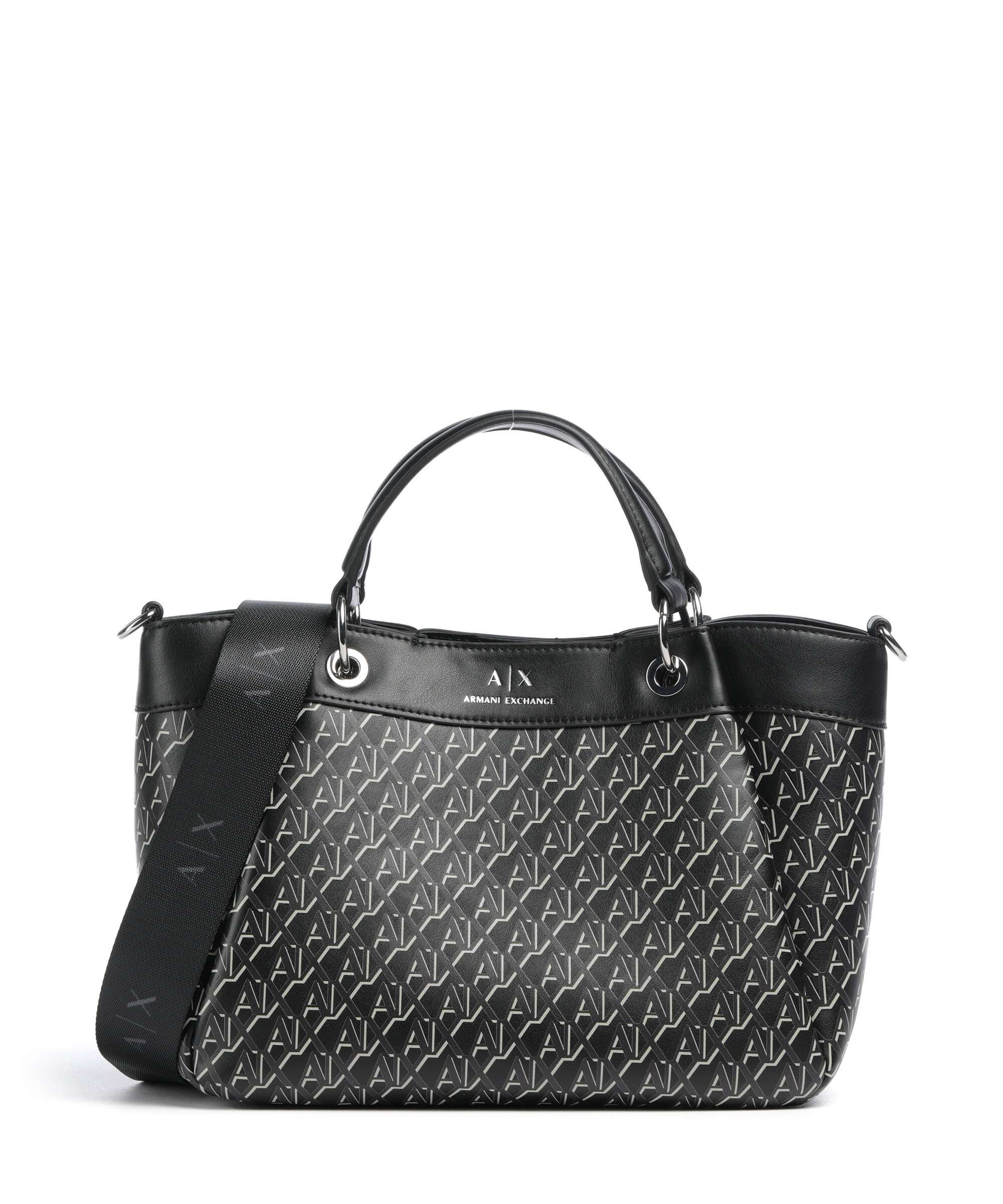 Armani Exchange Wave Monogram M Torebka black