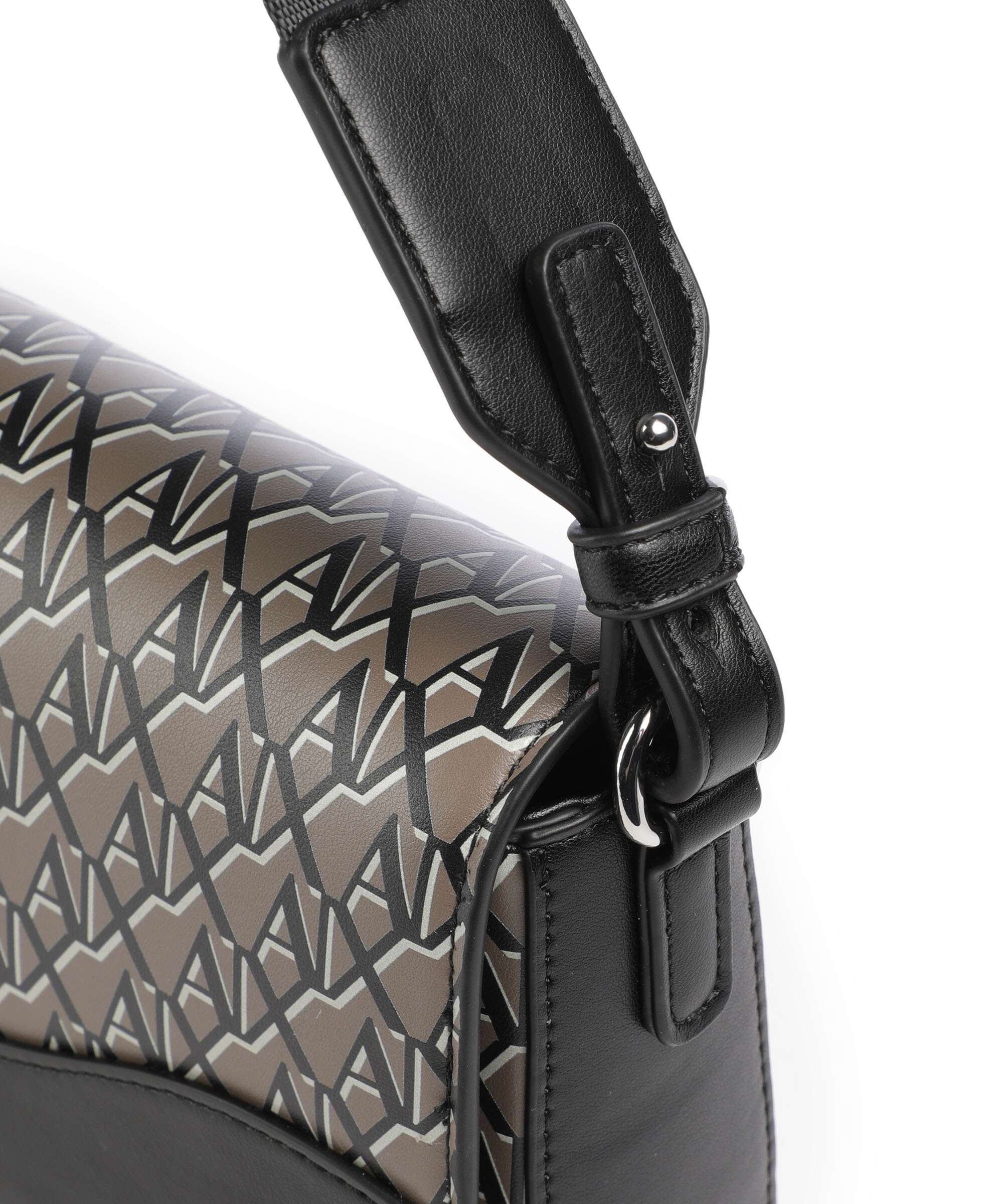 Armani Exchange Wave Monogram Torba przez ramię brown bass/black - Image 4