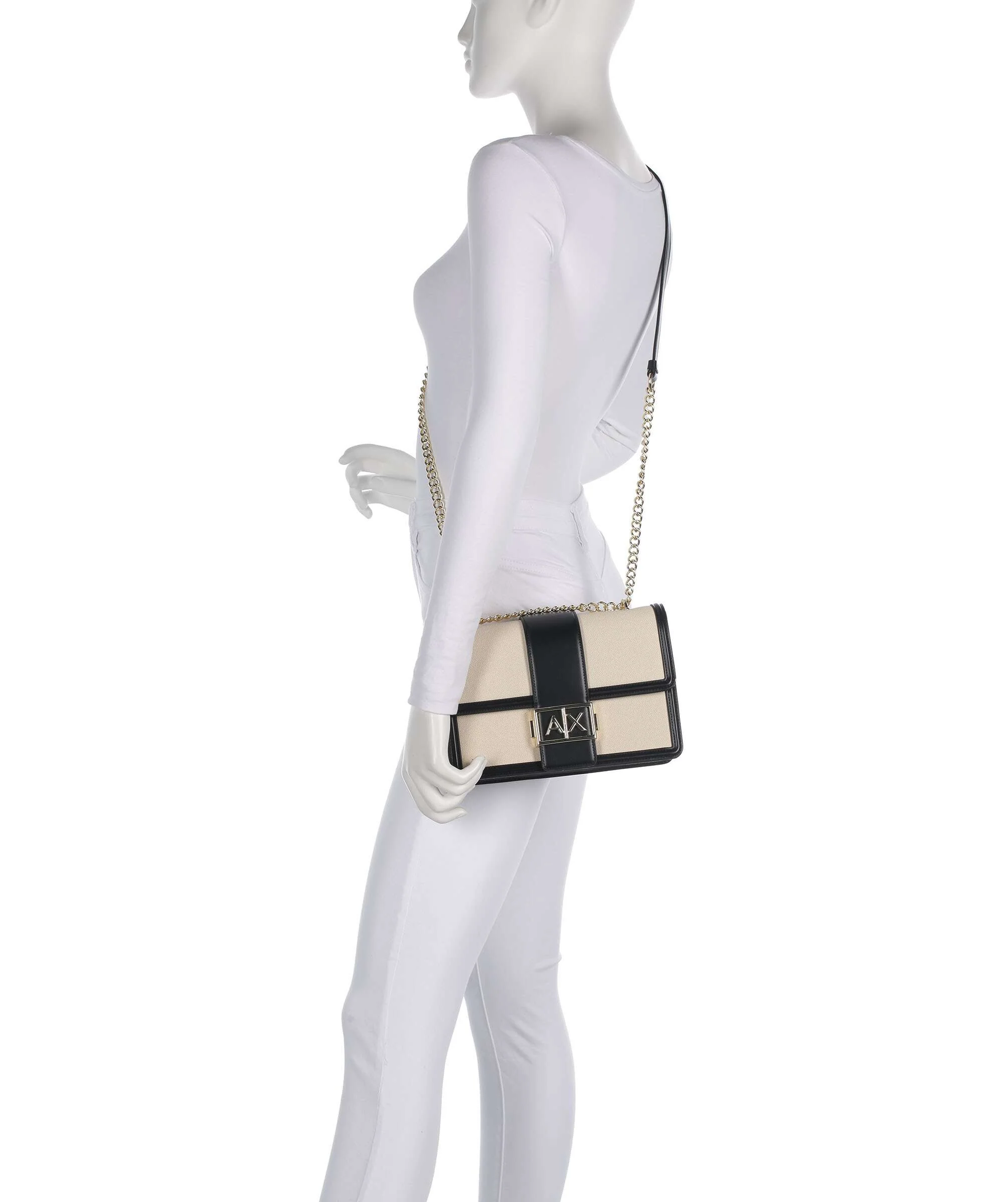Armani Exchange Wonder M Torba na ramię natural/black - Image 3