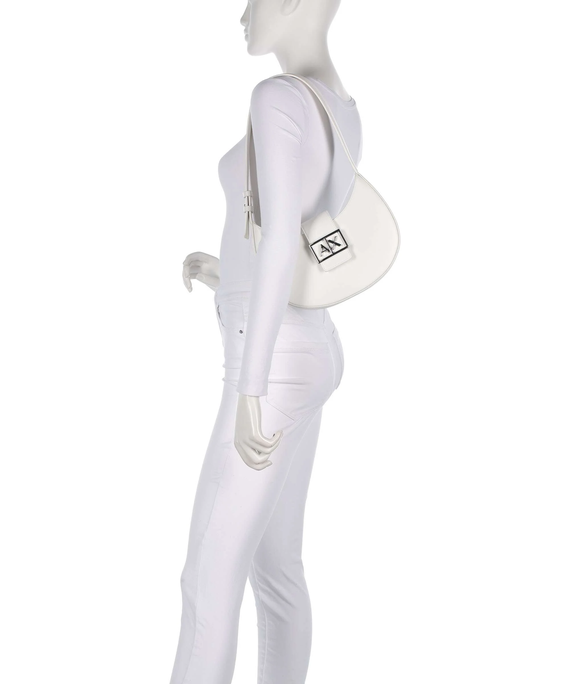 Armani Exchange Wonder Torba na ramię off white - Image 3
