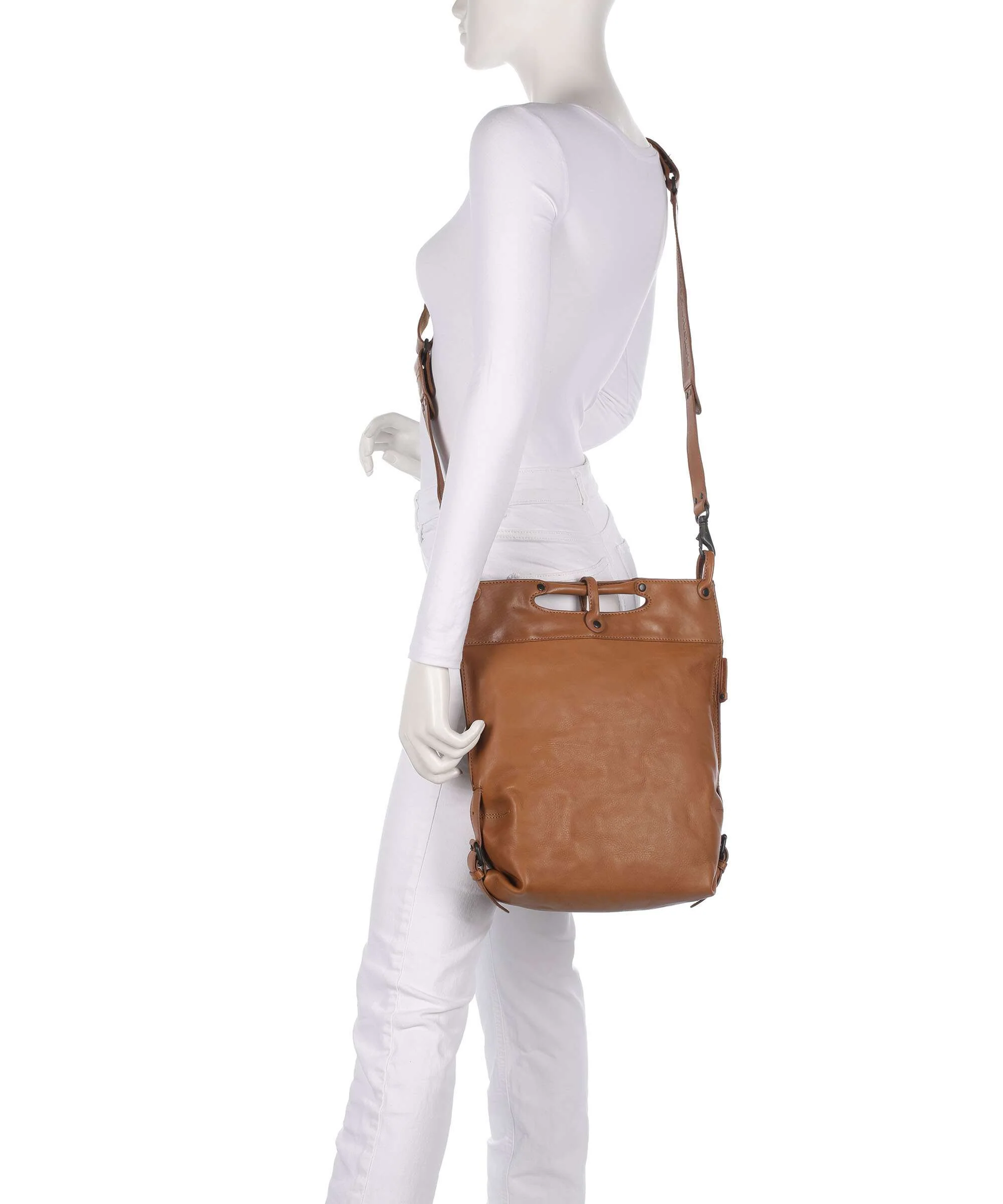 Aunts & Uncles Grandma's Luxury Club Mrs. Pancake Torba na ramię cognac - Image 4