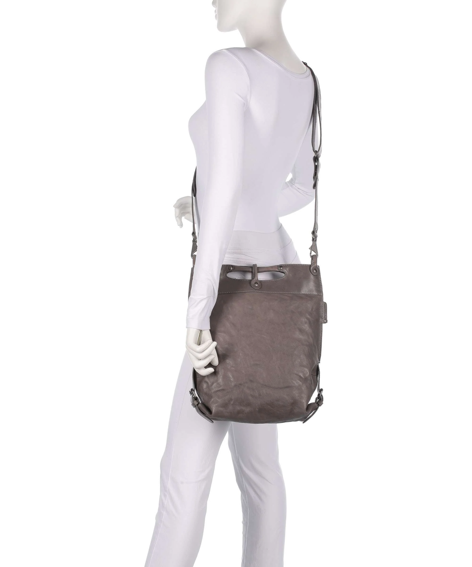 Aunts & Uncles Grandma's Luxury Club Mrs. Pancake Torba na ramię oyster grey - Image 3