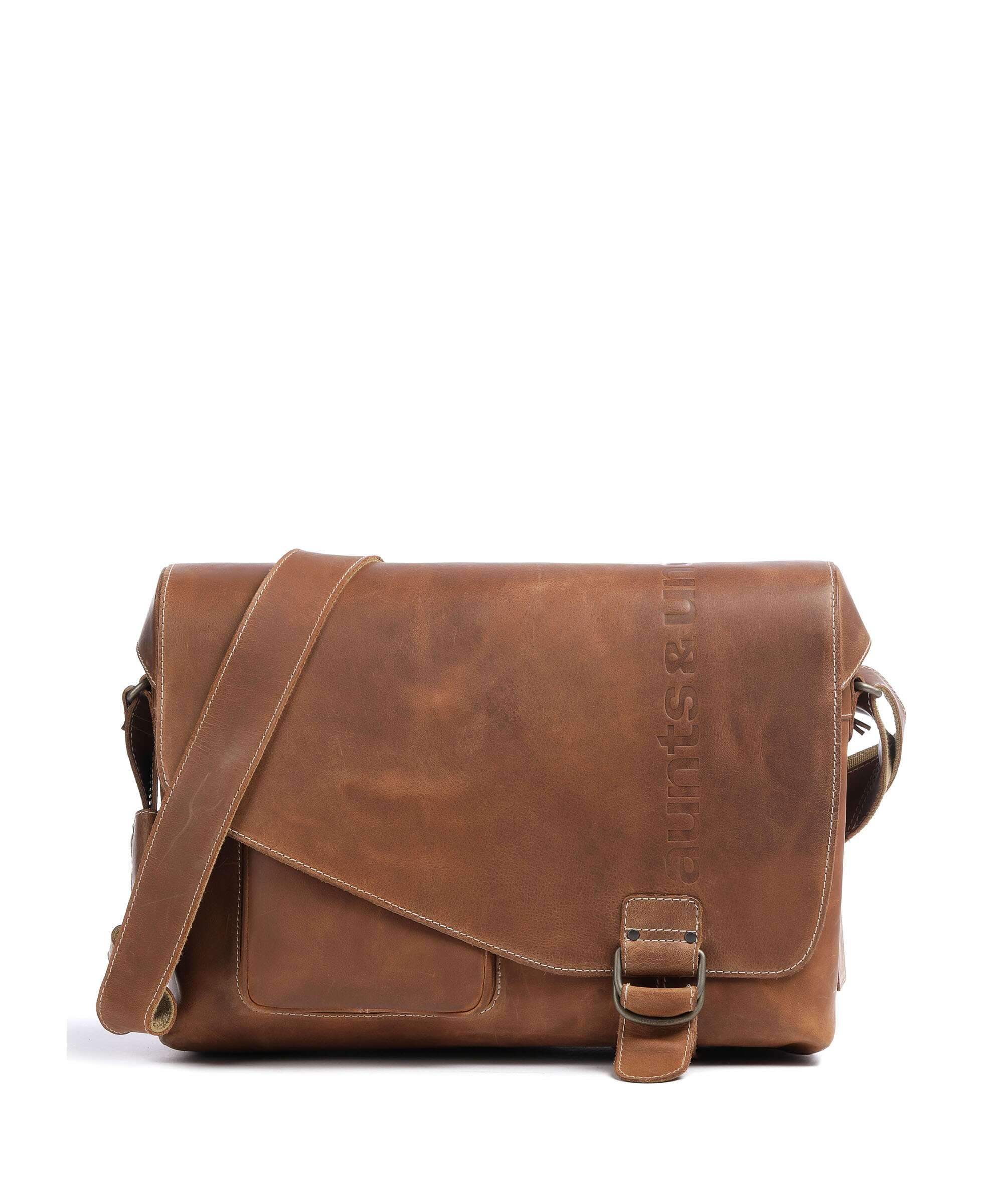 Aunts & Uncles Hunter Big Judd Aktówka vintage tan