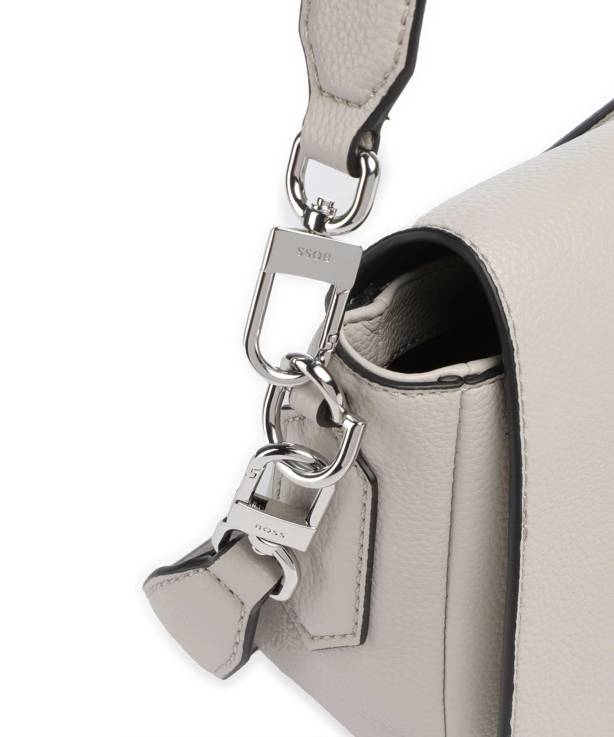 BOSS Anett Torba na ramię light grey - Image 4