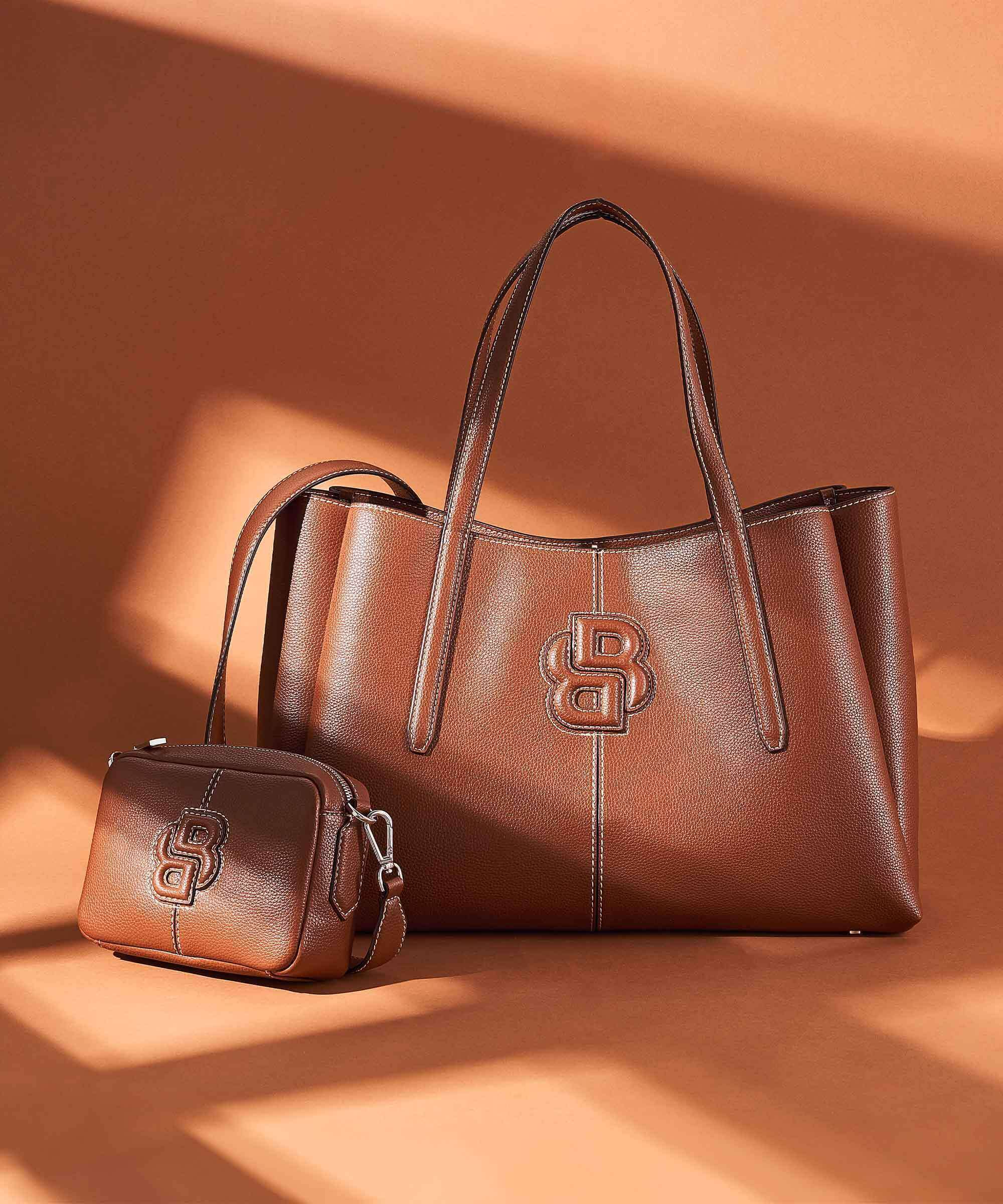 BOSS Anett Torba na zakupy medium brown - Image 8