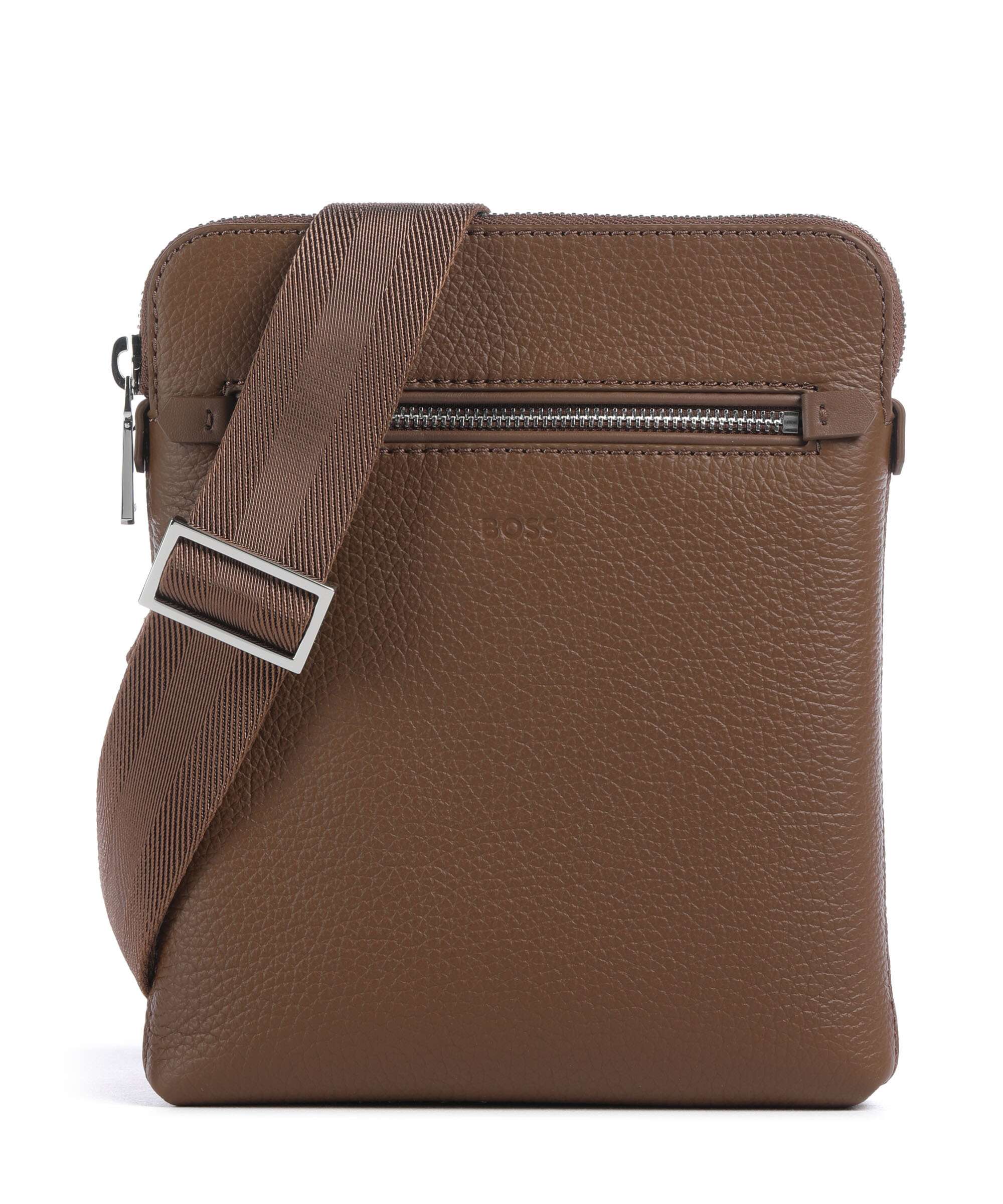BOSS Crosstown Torba przez ramię medium brown