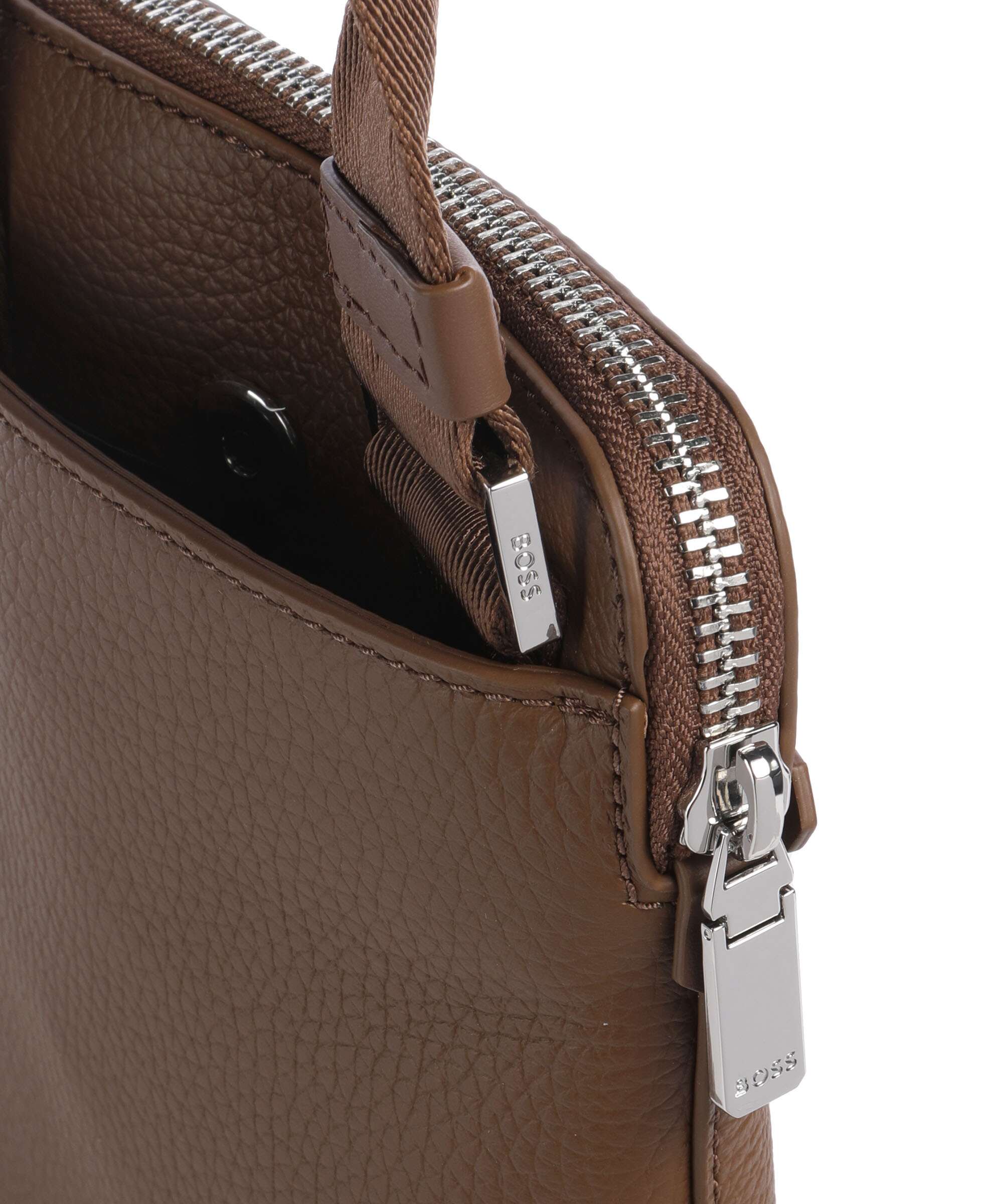 BOSS Crosstown Torba przez ramię medium brown - Image 4