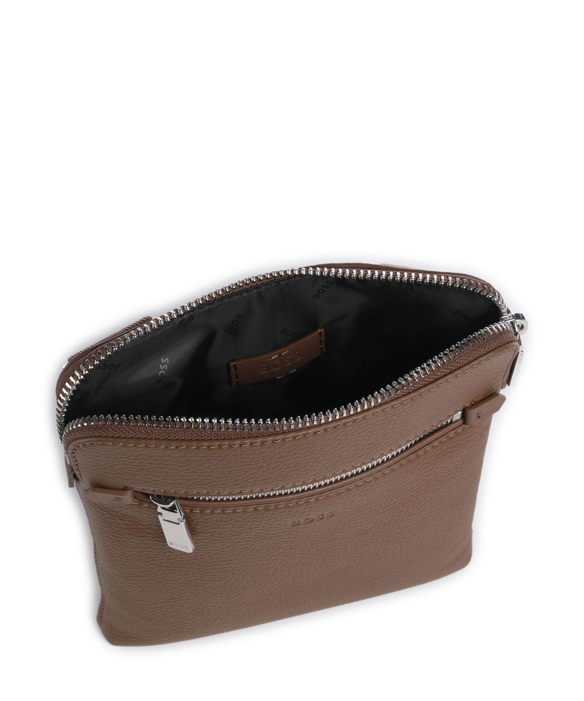 BOSS Crosstown Torba przez ramię medium brown - Image 6