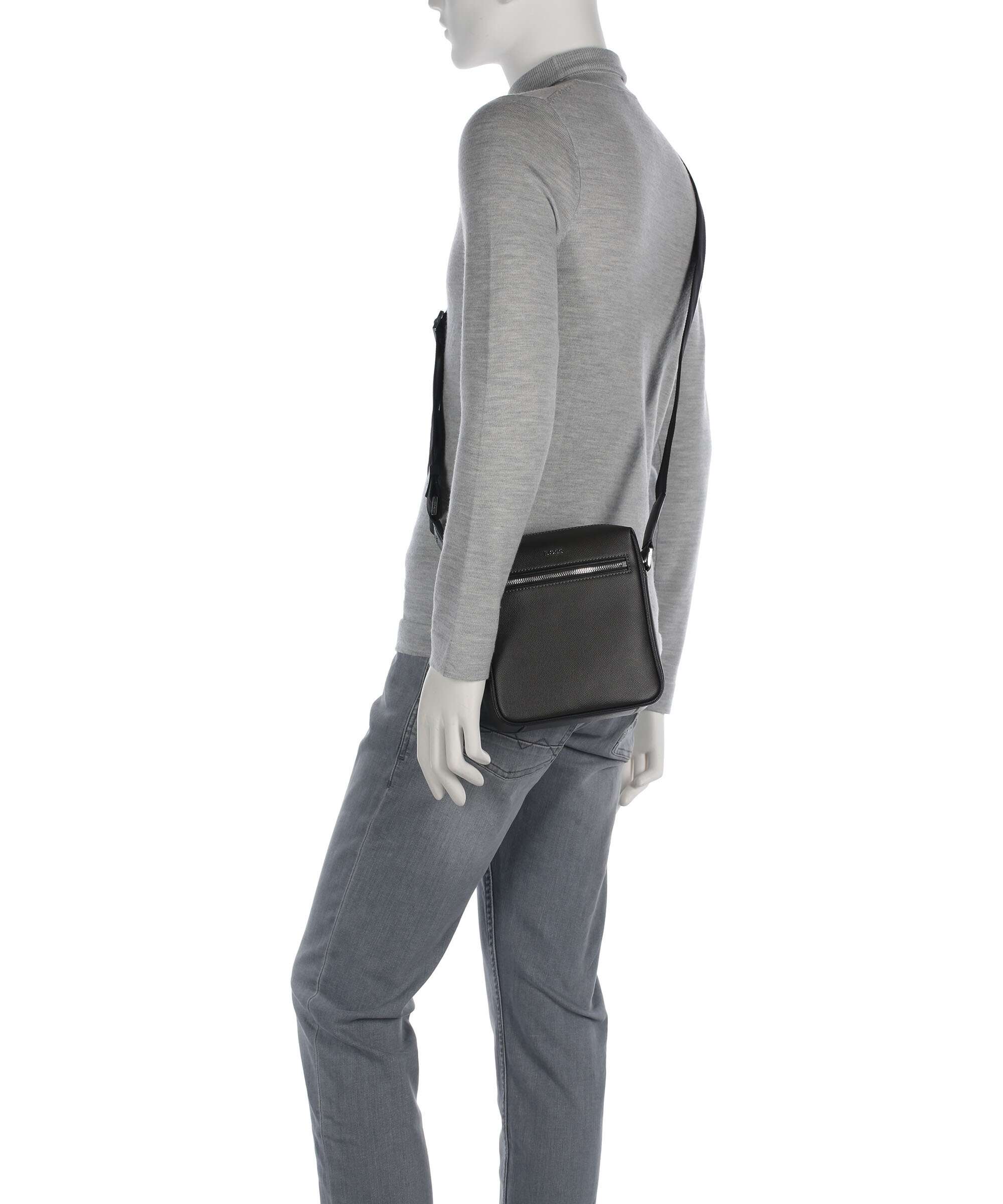 BOSS Daxter Torba przez ramię dark brown - Image 3