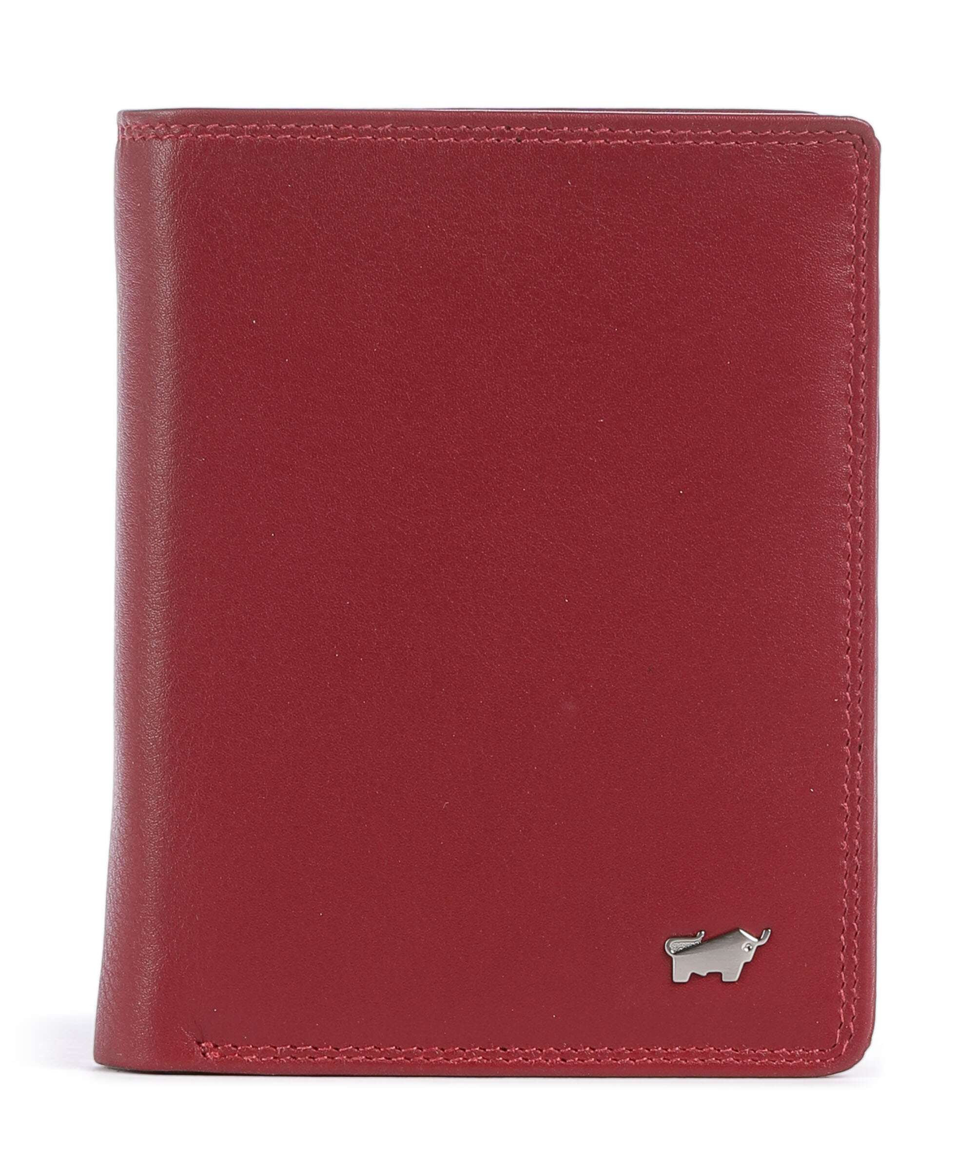 Braun Büffel Golf Portfel rot