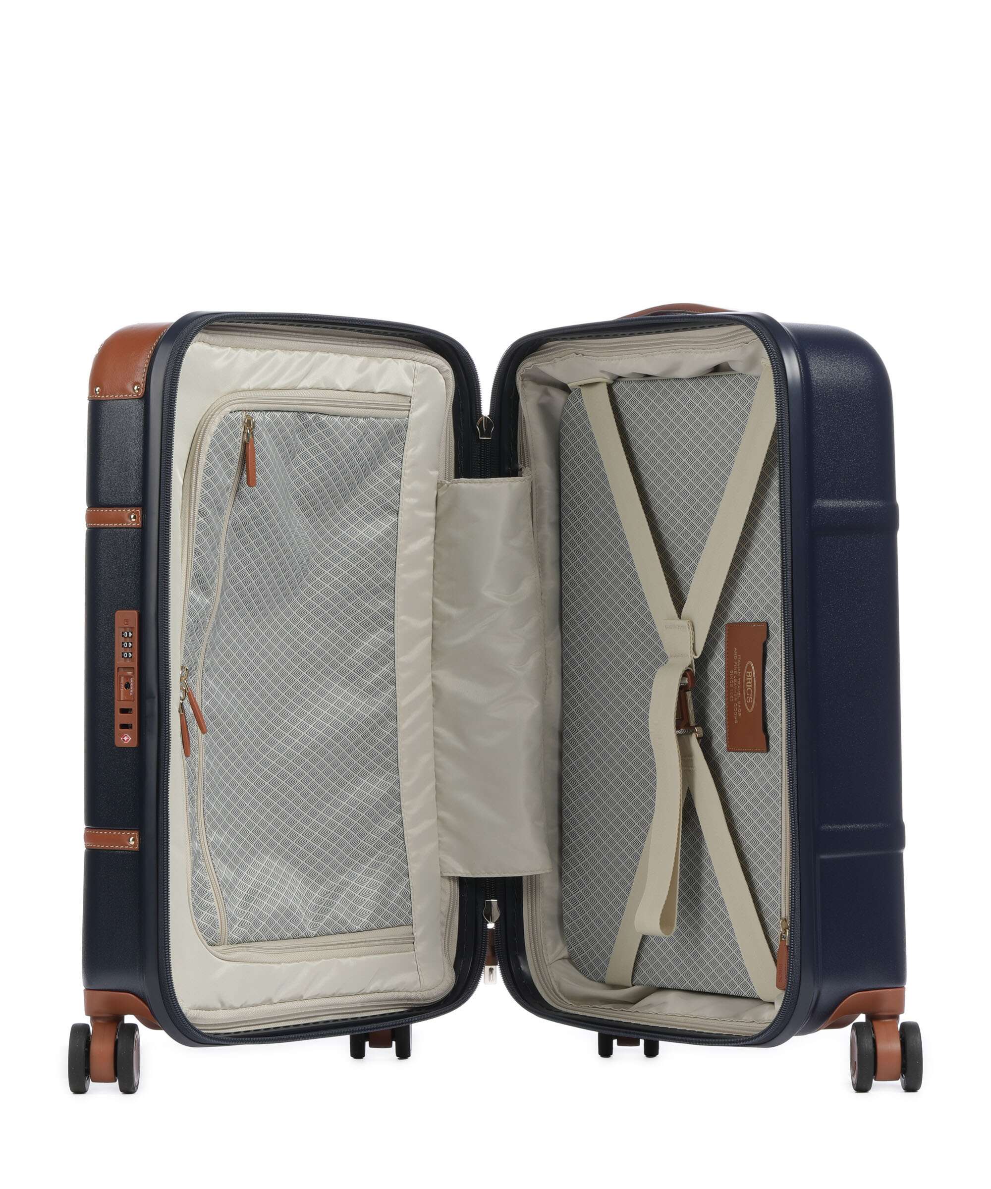 Brics Bellagio Walizka na 4 kołach blue/tan - Image 6